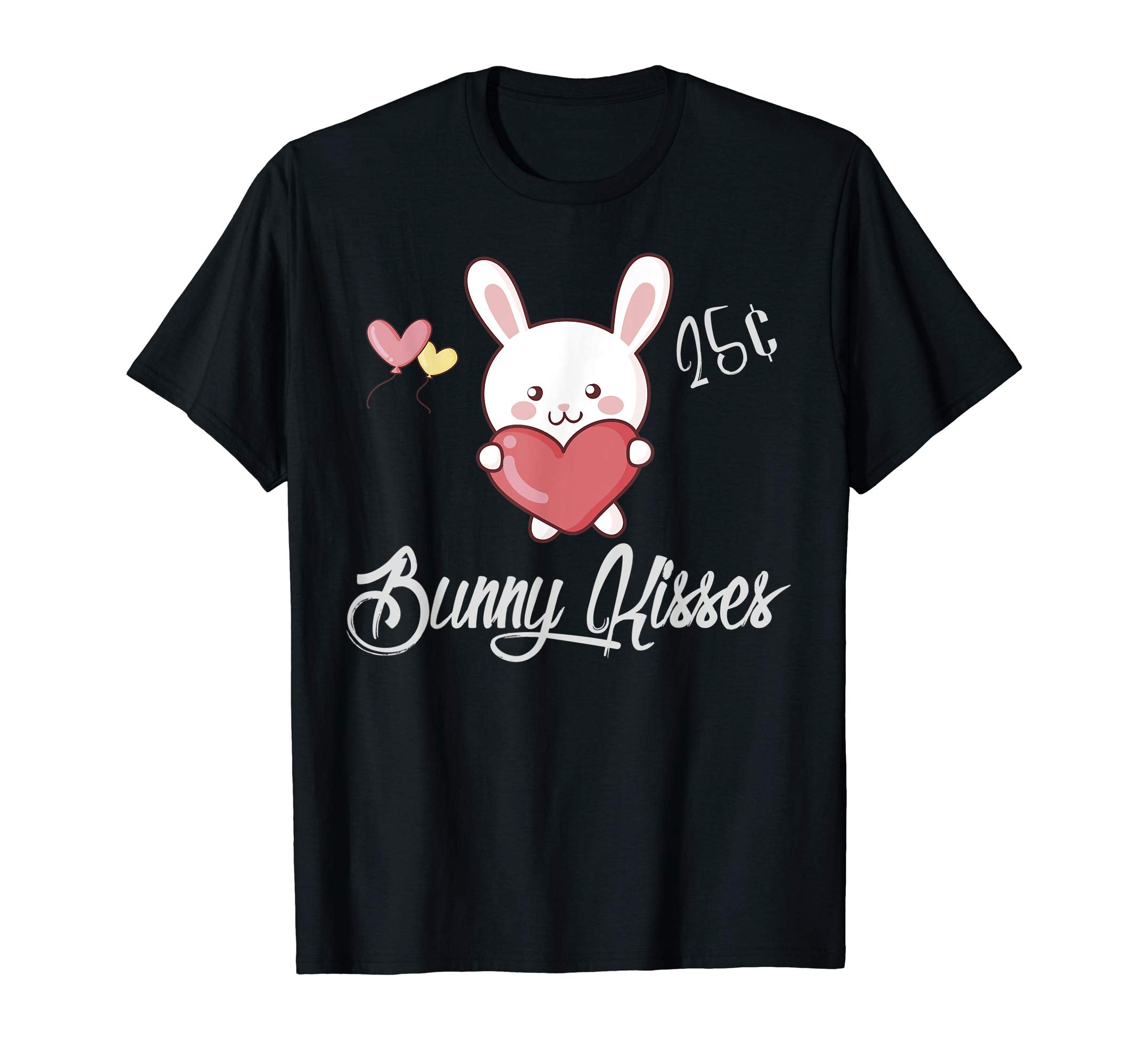 Bunny Kisses Easter Wishes Shirt Cute Gifts For Girls Women