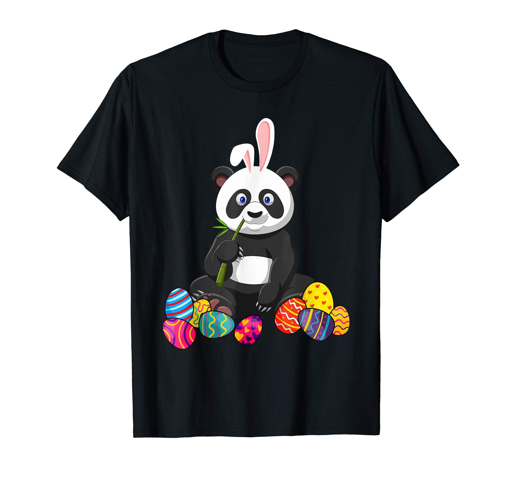 Panda Bunny Ear With Egg Easter Easter Day Shirt