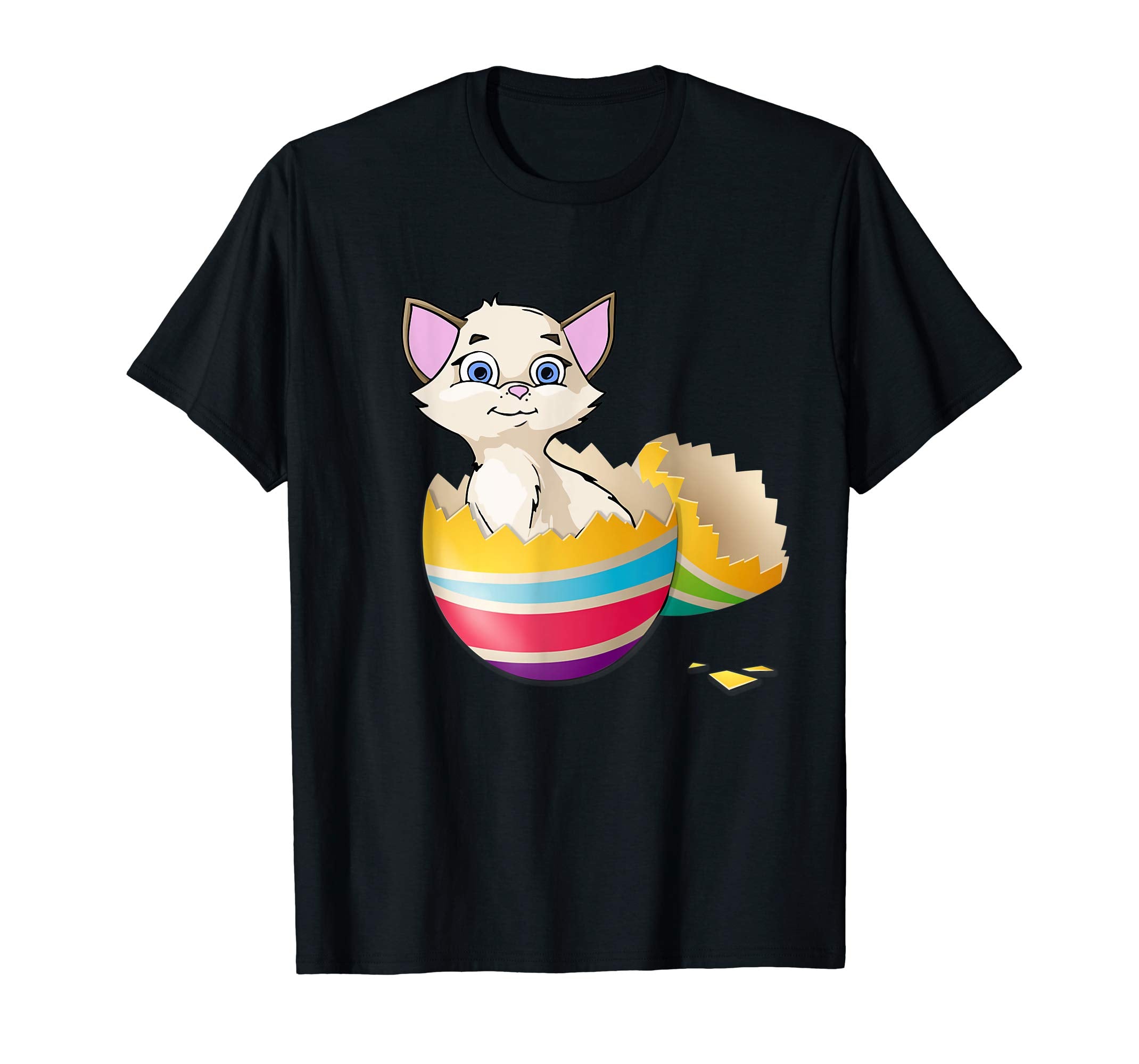 Baby Cat Hatching From Easter Egg Easter Day Shirt