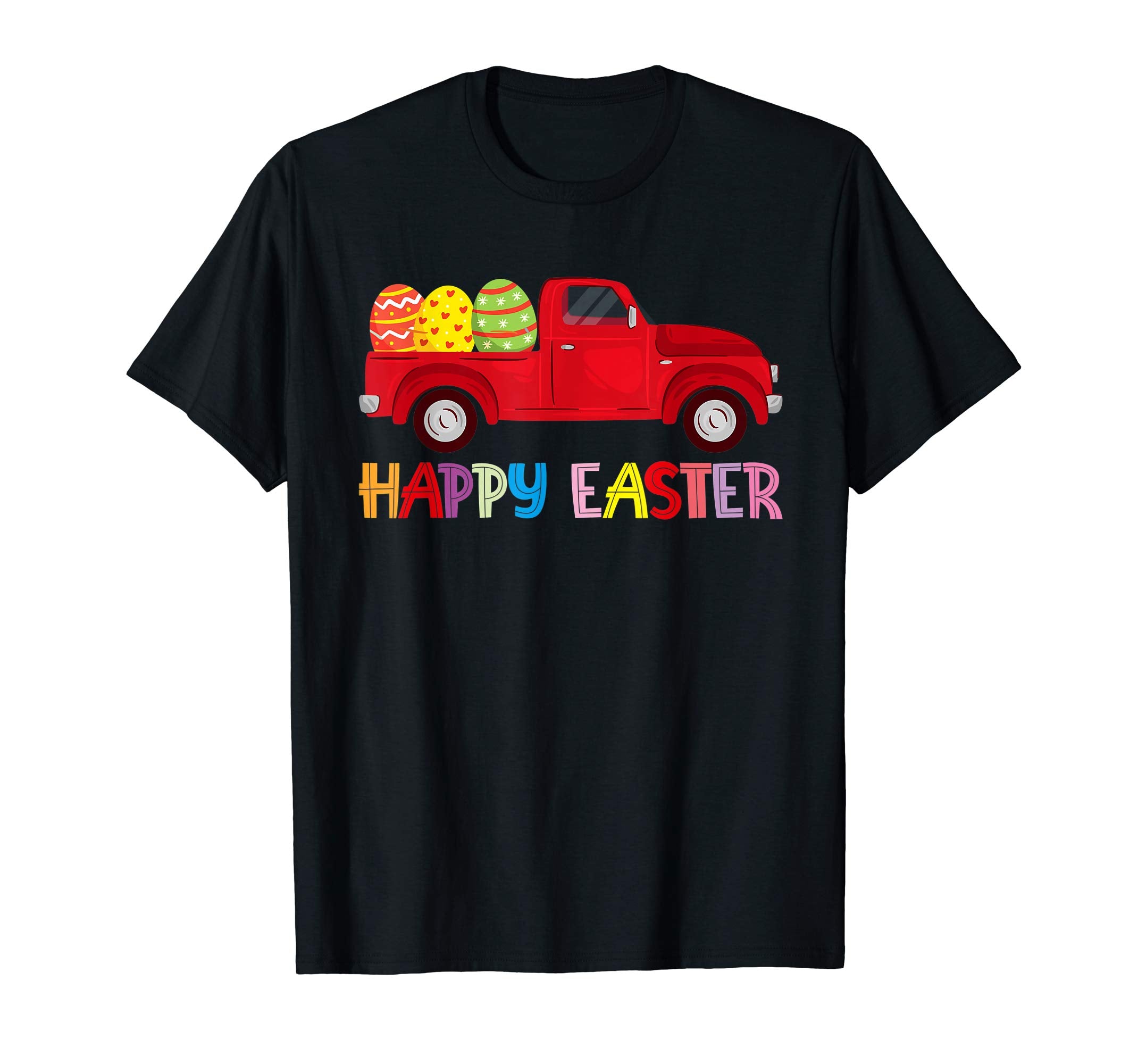 Happy Easter Truck Egg Hunt Is On Kids Boys Girls Shirt Gift