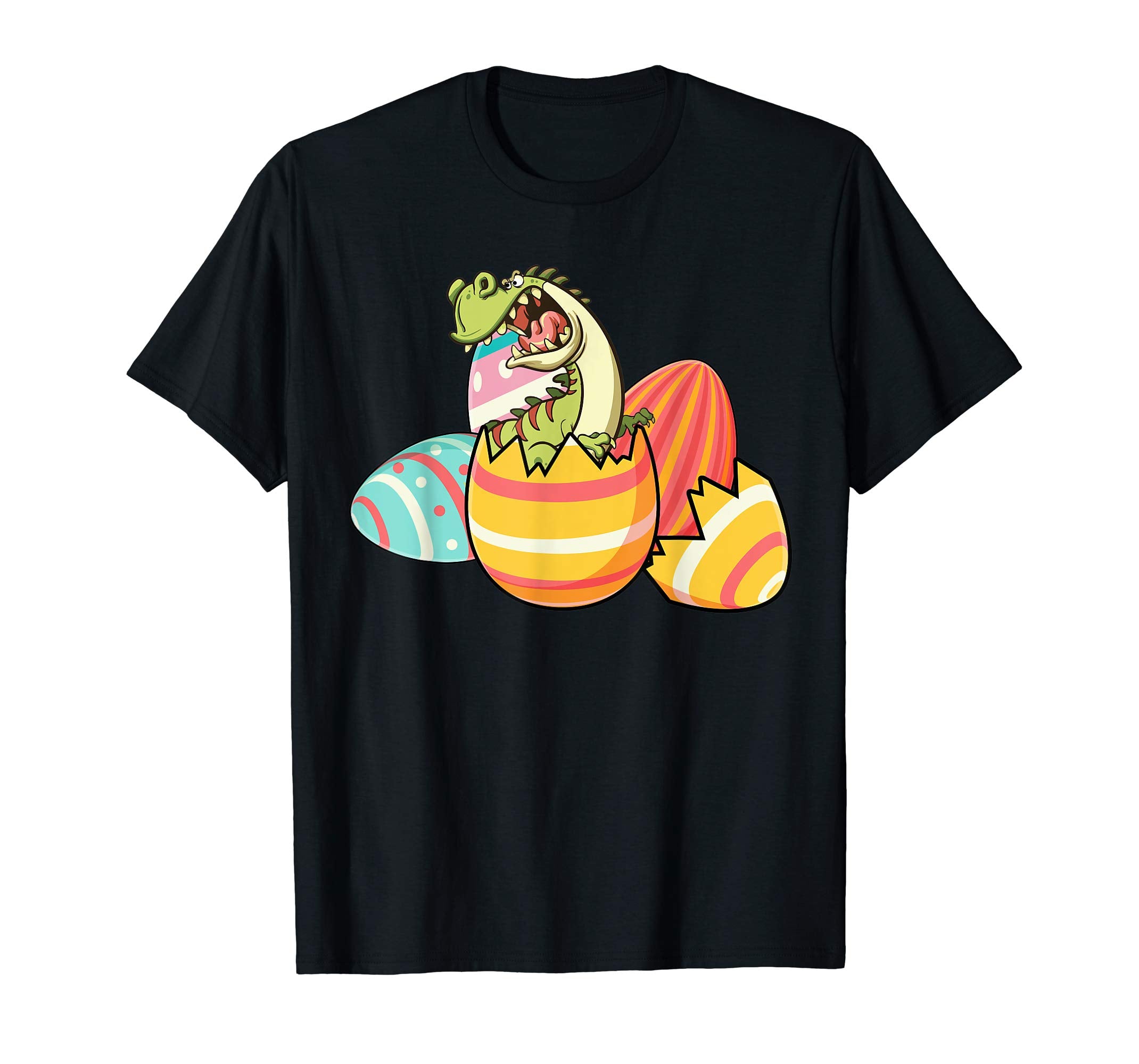 Funny T Rex Dinosaur Egg Happy Easter Boys Kids Tshirt Gift