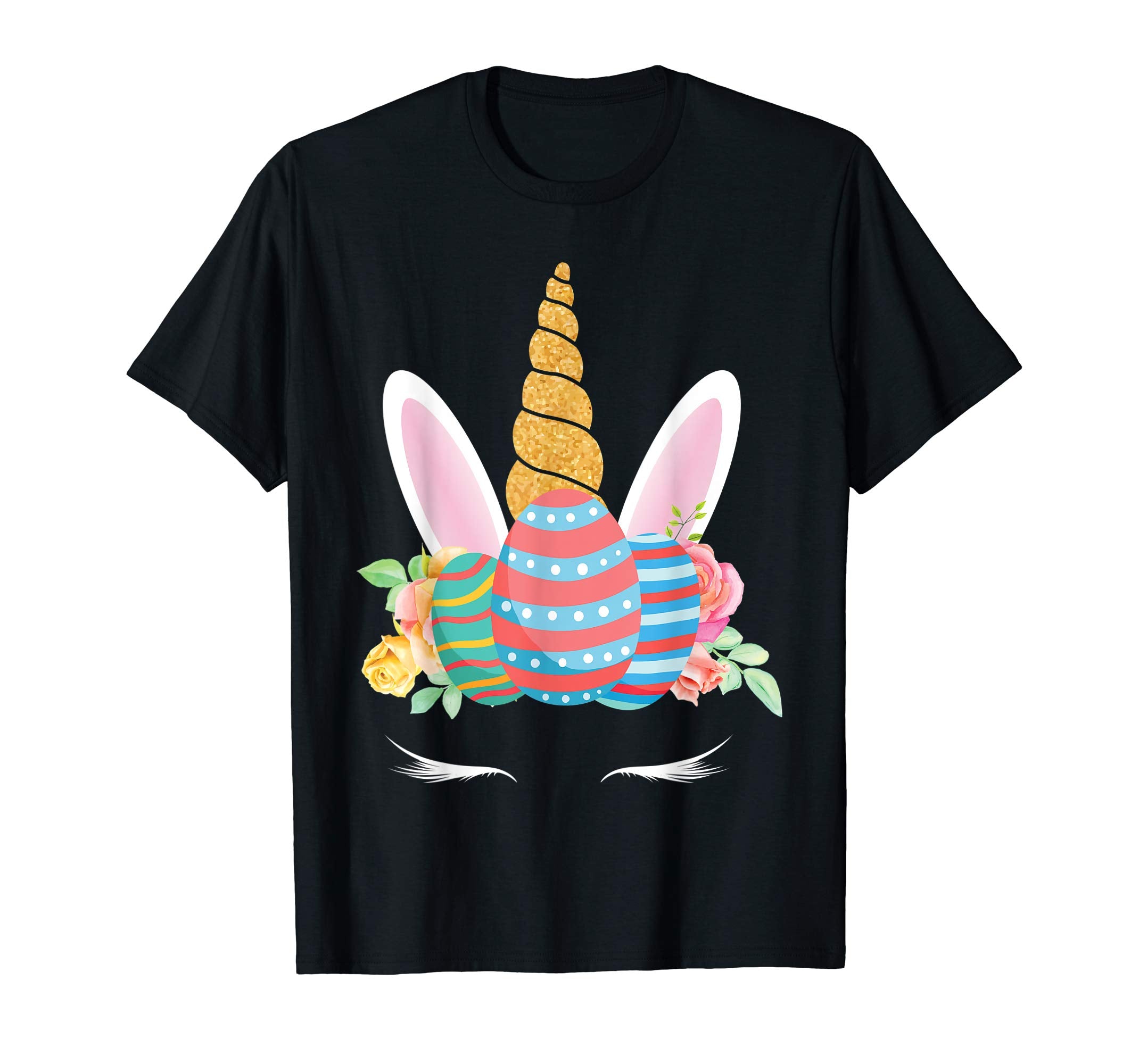 Unicorn Easter T-Shirt, Girl Easter Bunny bunnicorn gifts