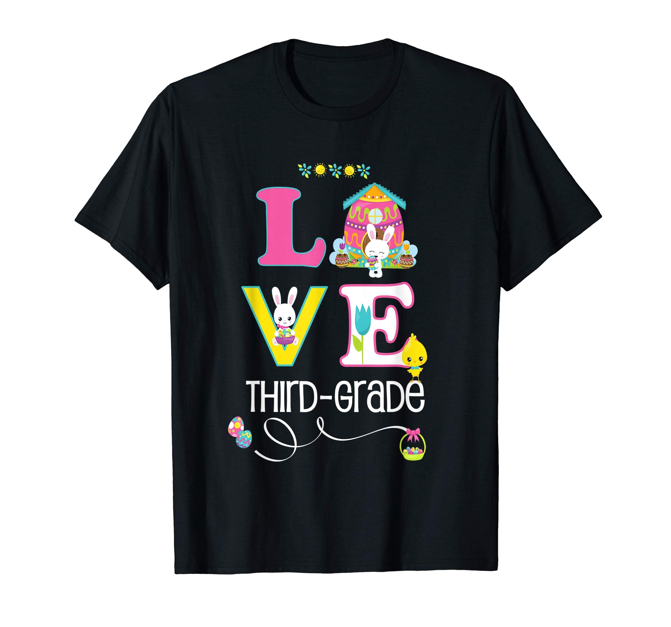 Easter Third Grade School Teacher &amp; Students Cute Love Shirt