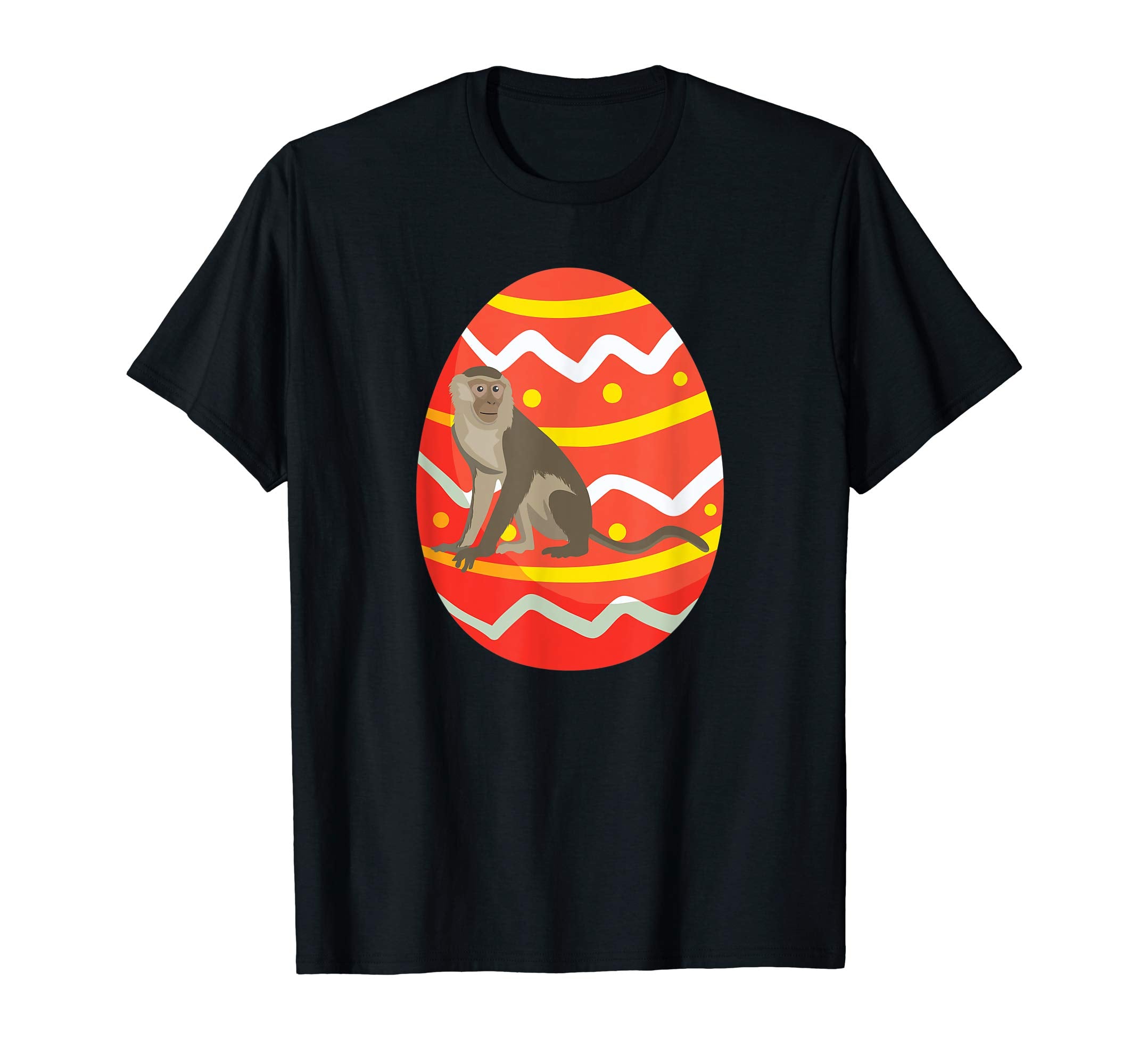 Funny Monkey Easter Egg T-Shirt Gifts for Kids Boys Girls