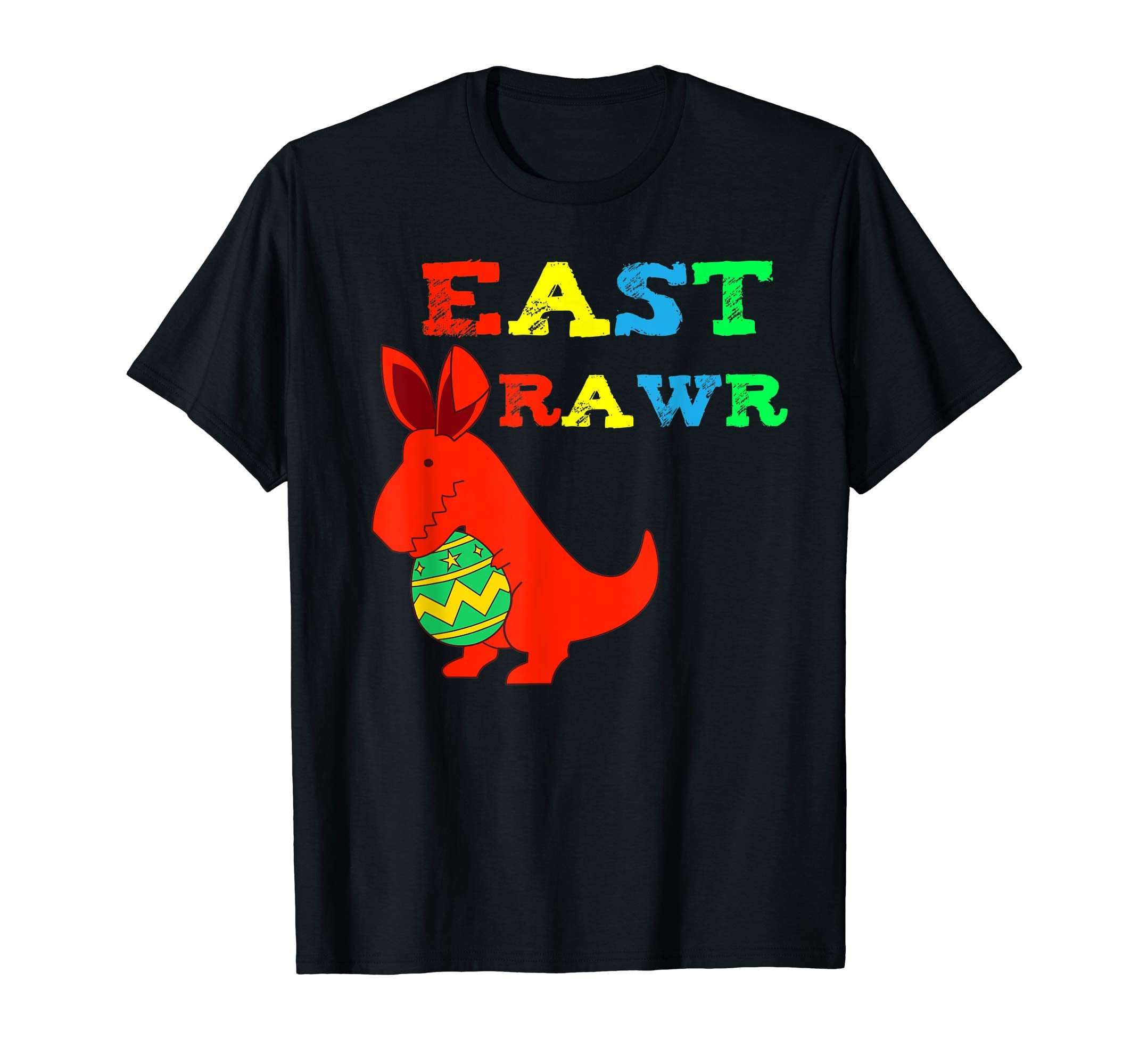 Happy Eastrawr T Rex Dinosaur Easter Bunny Egg Shirt