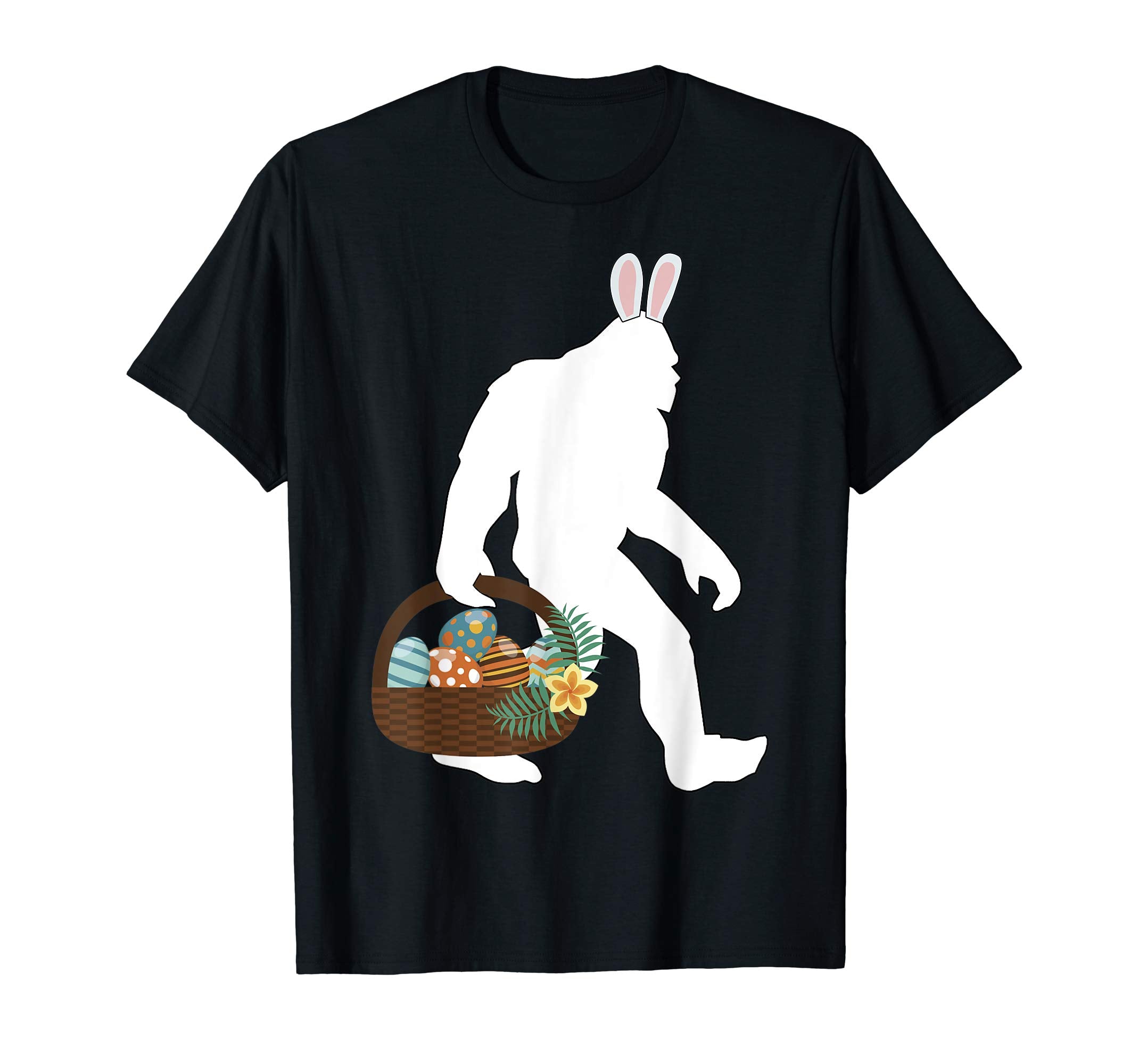 Bigfoot Easter Shirt Bunny Eggs Tshirt Funny Gifts Men Women