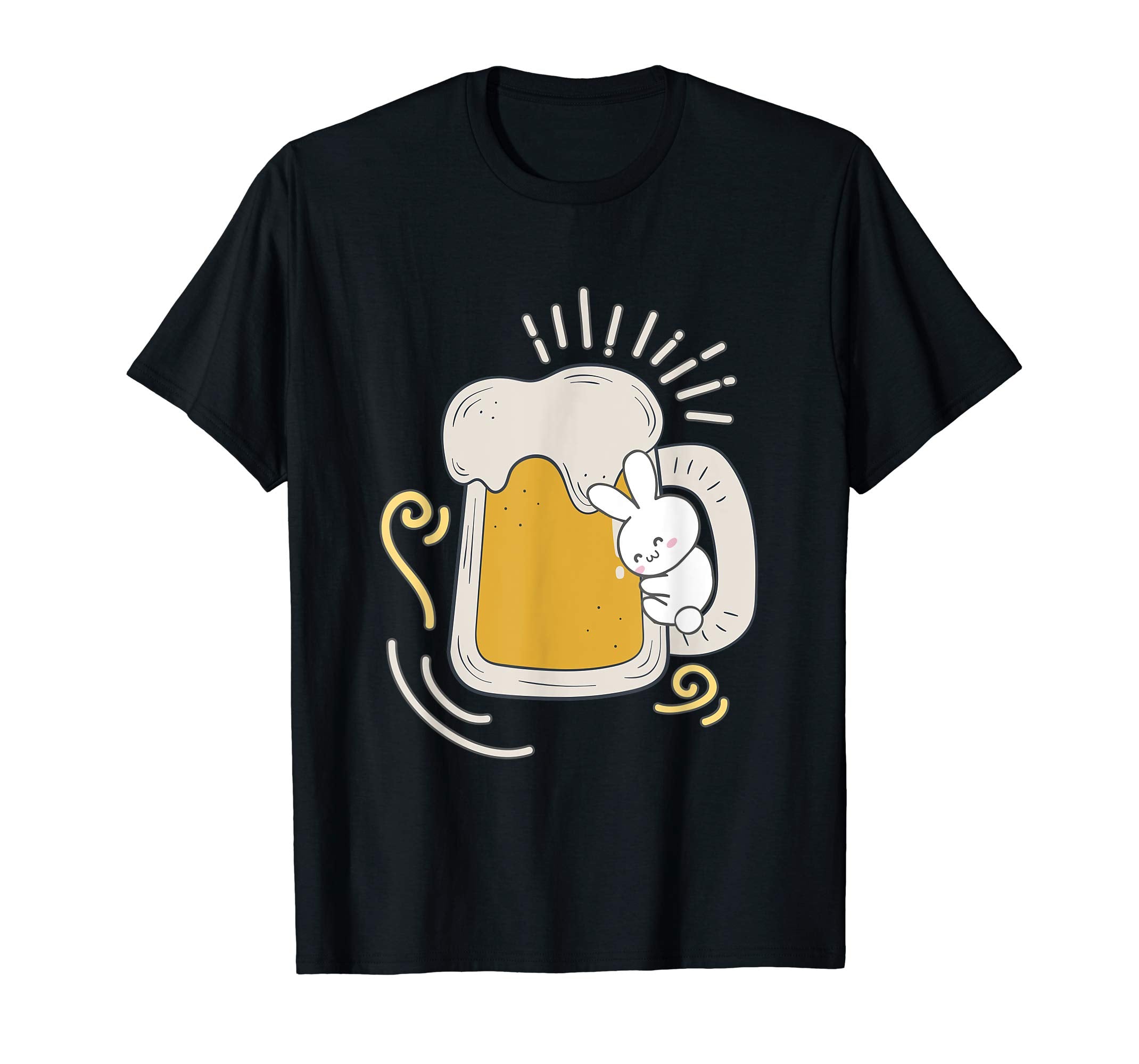 Cute Bunny Drink Beer Easter Day T-Shirt Gifts