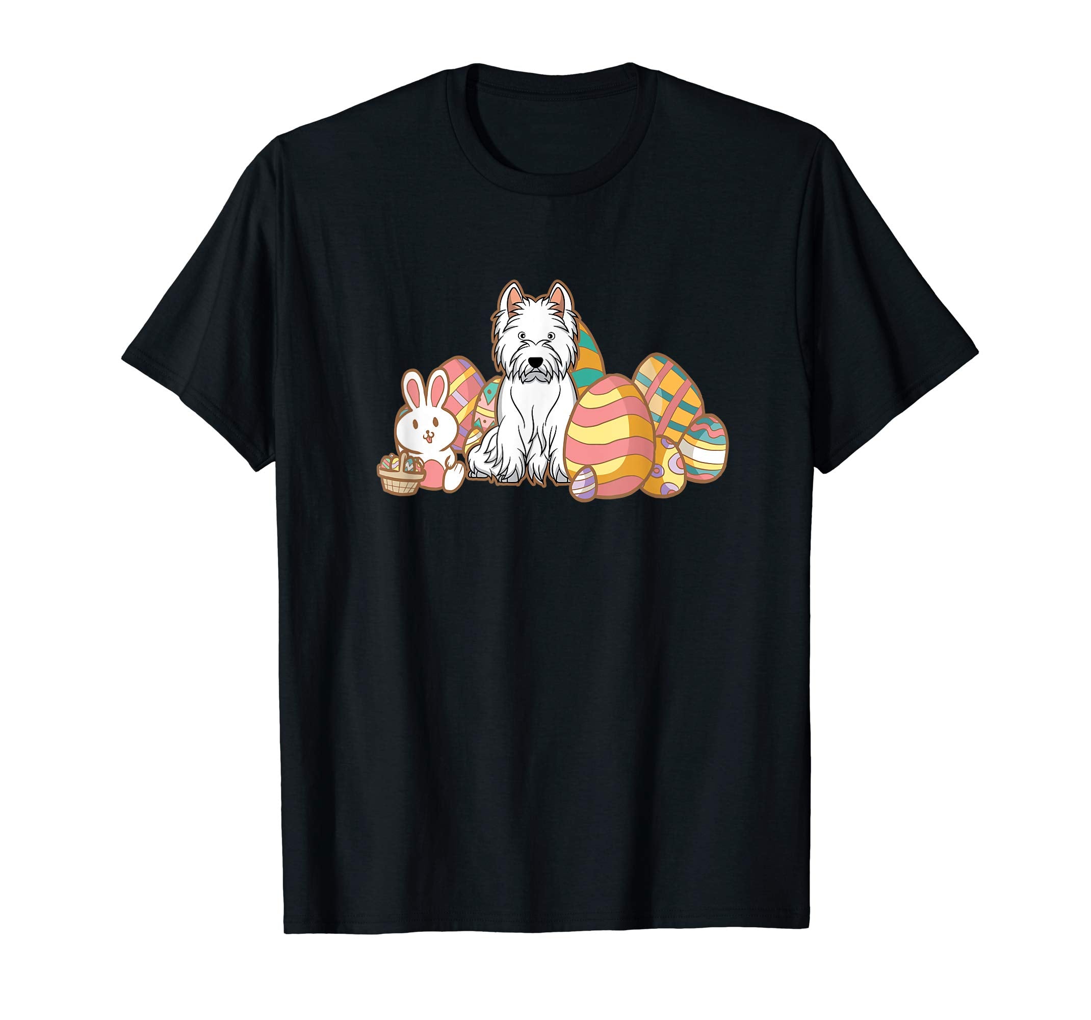 Easter West Highland Terrier Dog T-Shirt Gift