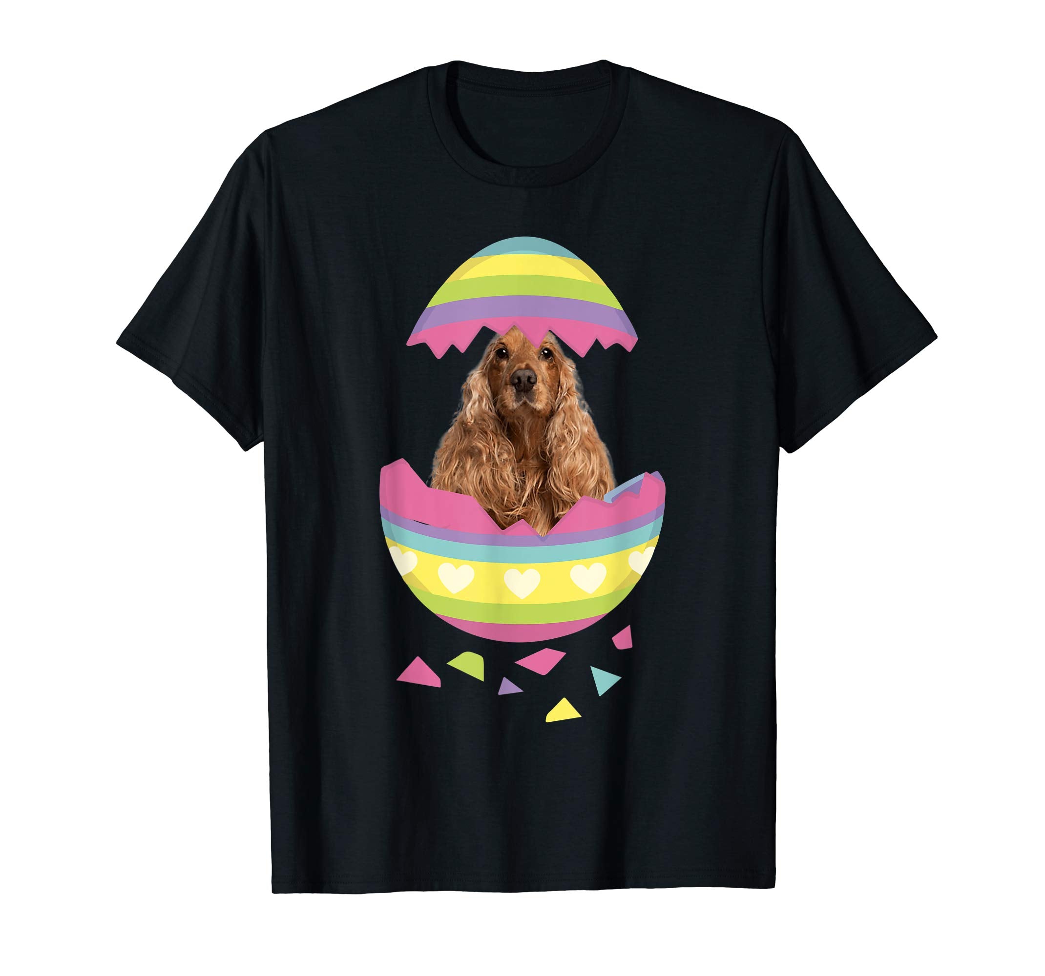 Cocker Spaniel Easter Egg T-Shirt Dog Lover