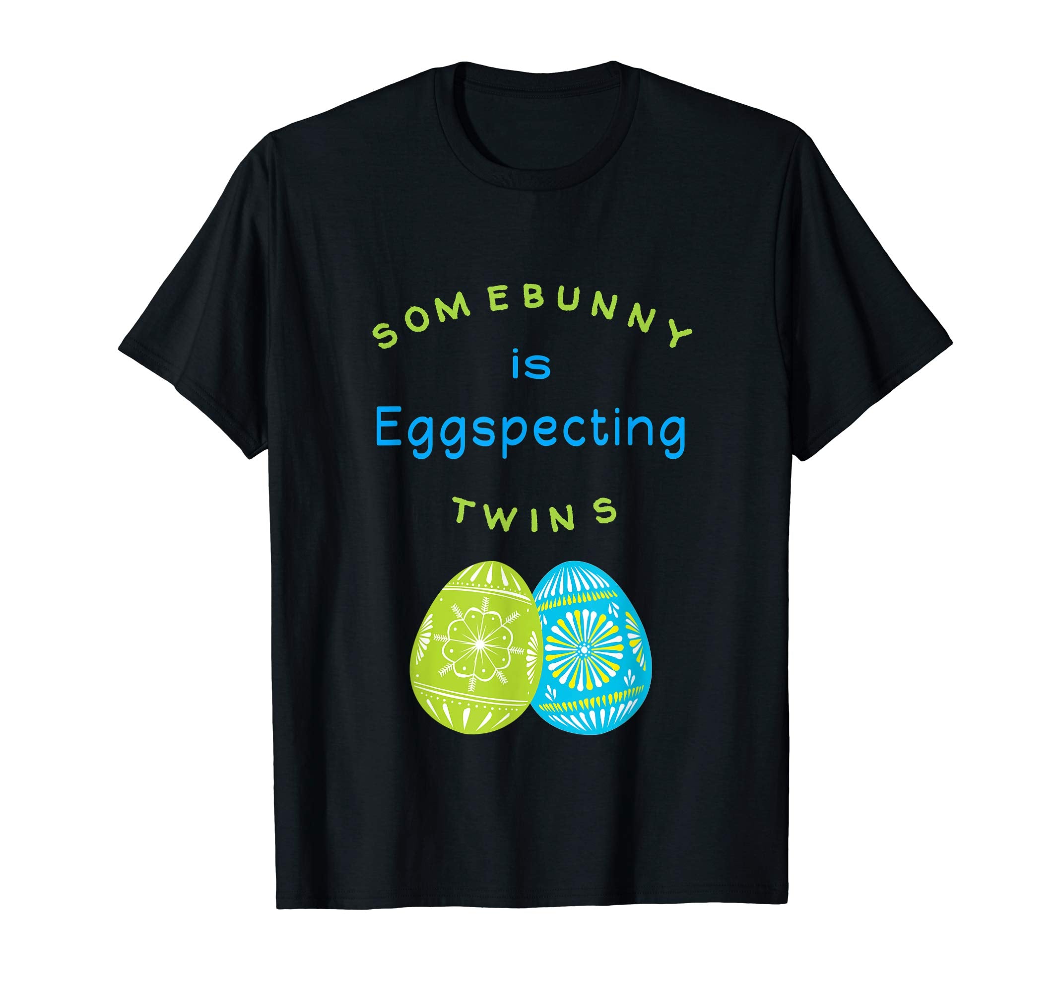 Some Bunny Is Eggspecting Shirt Easter Twin Announcement Tee