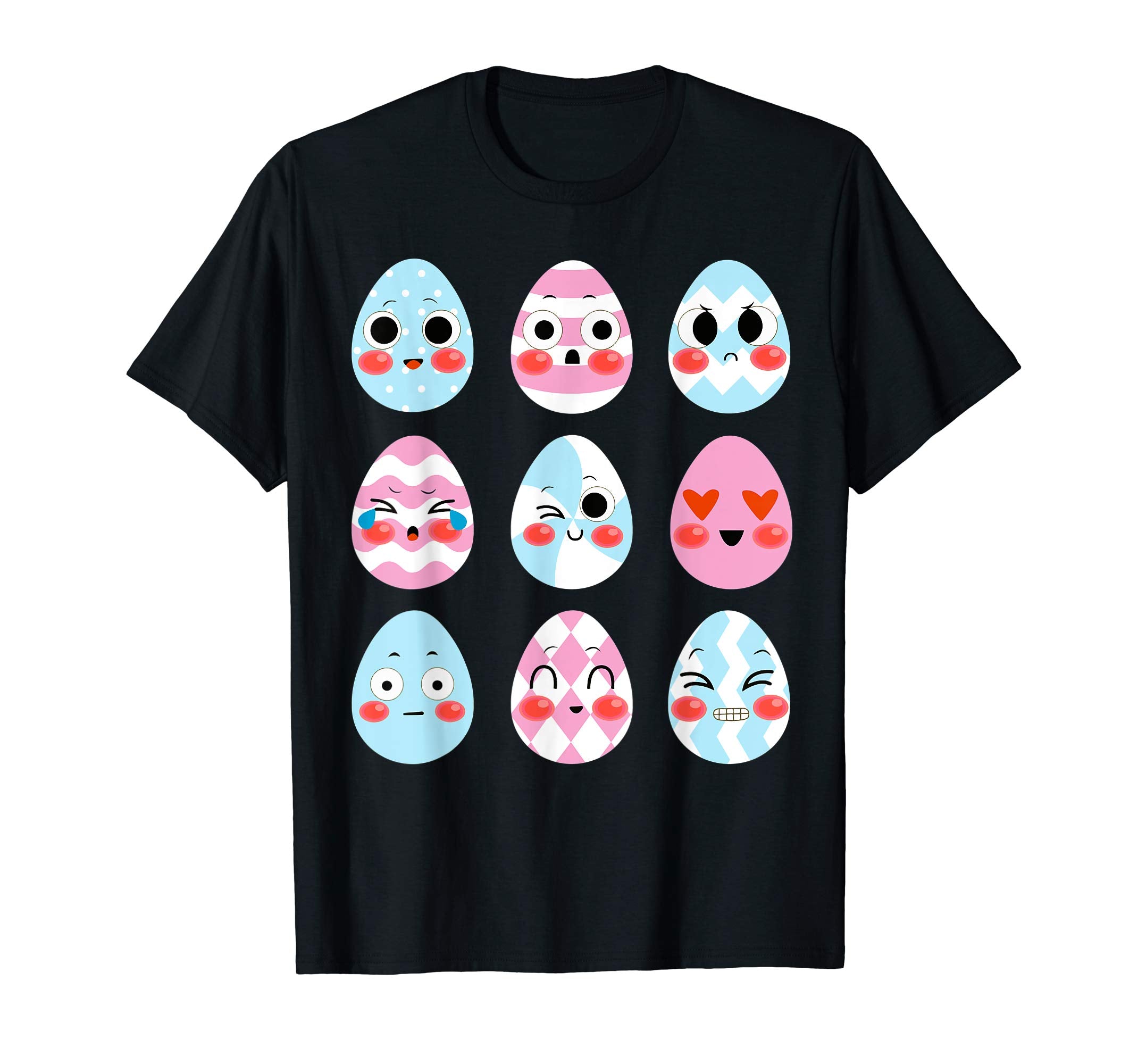 Funny Emoji Easter Eggs Shirt Kids Gifts