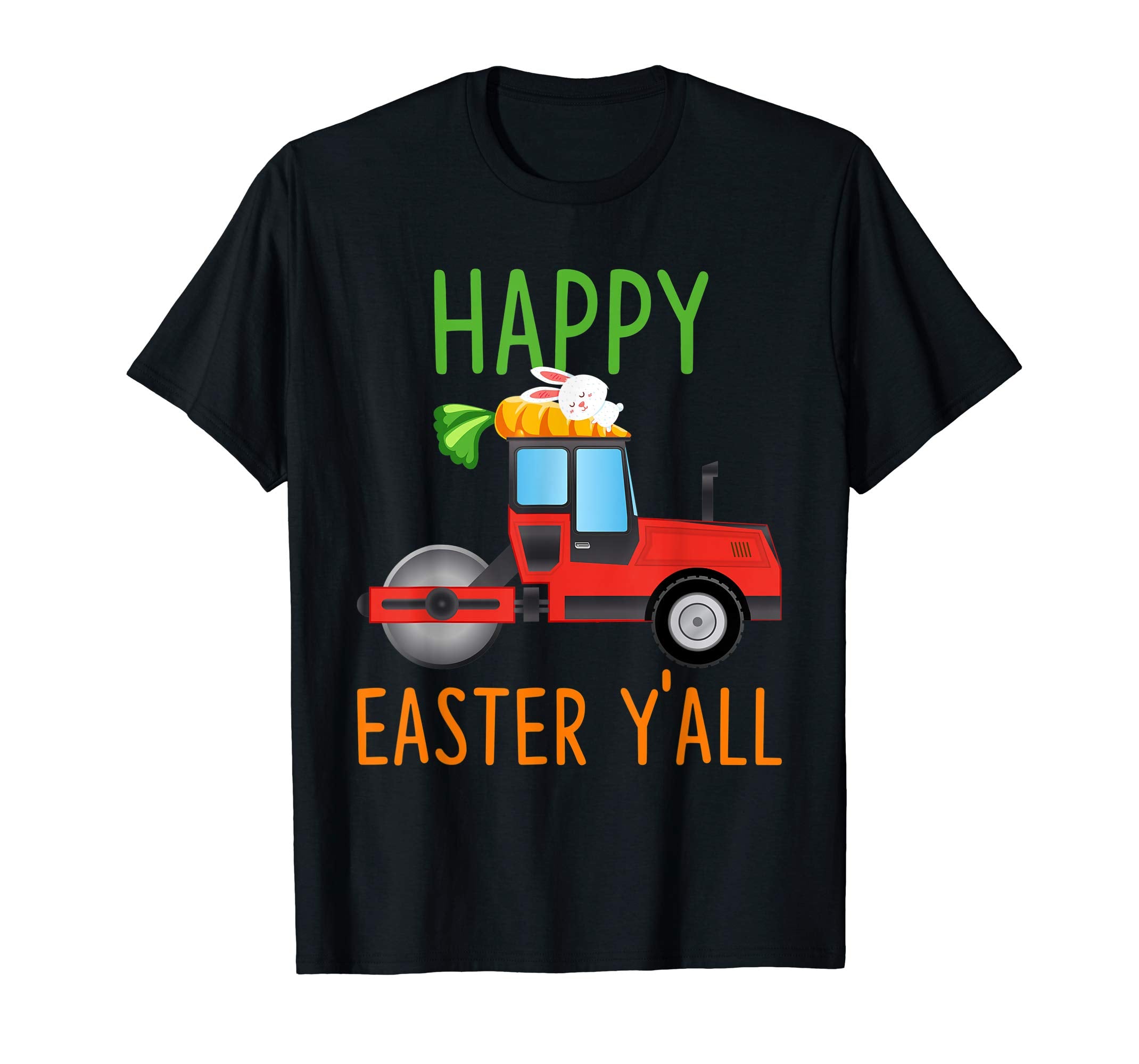 Road-Roller Happy-Easter-Y'all T-shirt Hunting-Season-Egg