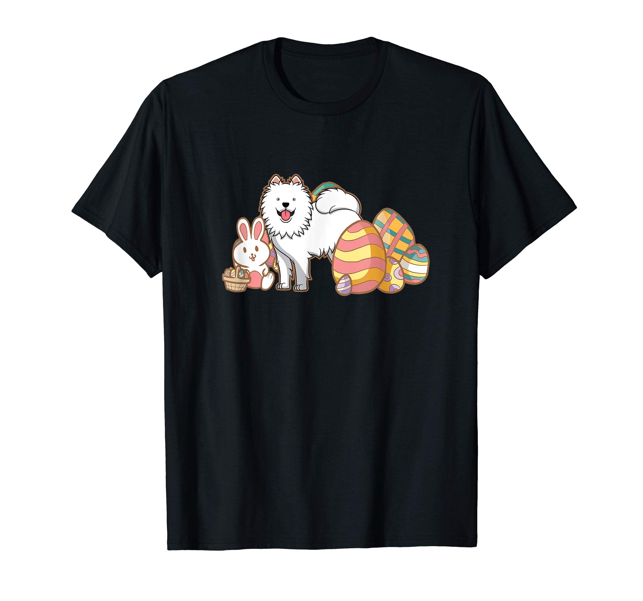 Easter Samoyed Dog T-Shirt Gift