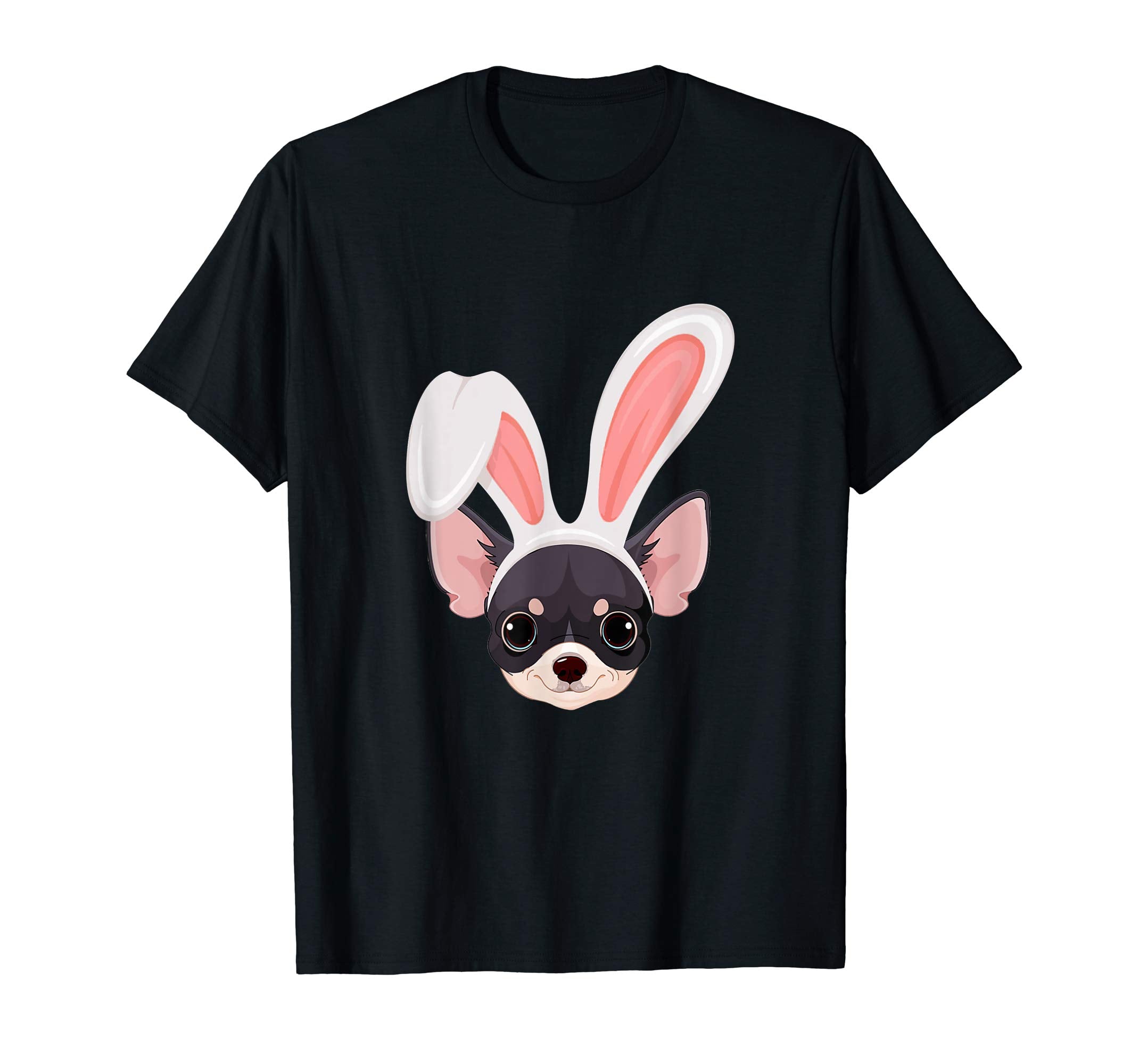 Chihuahua Dressed As Easter Bunny With Rabbit Ears T-Shirt