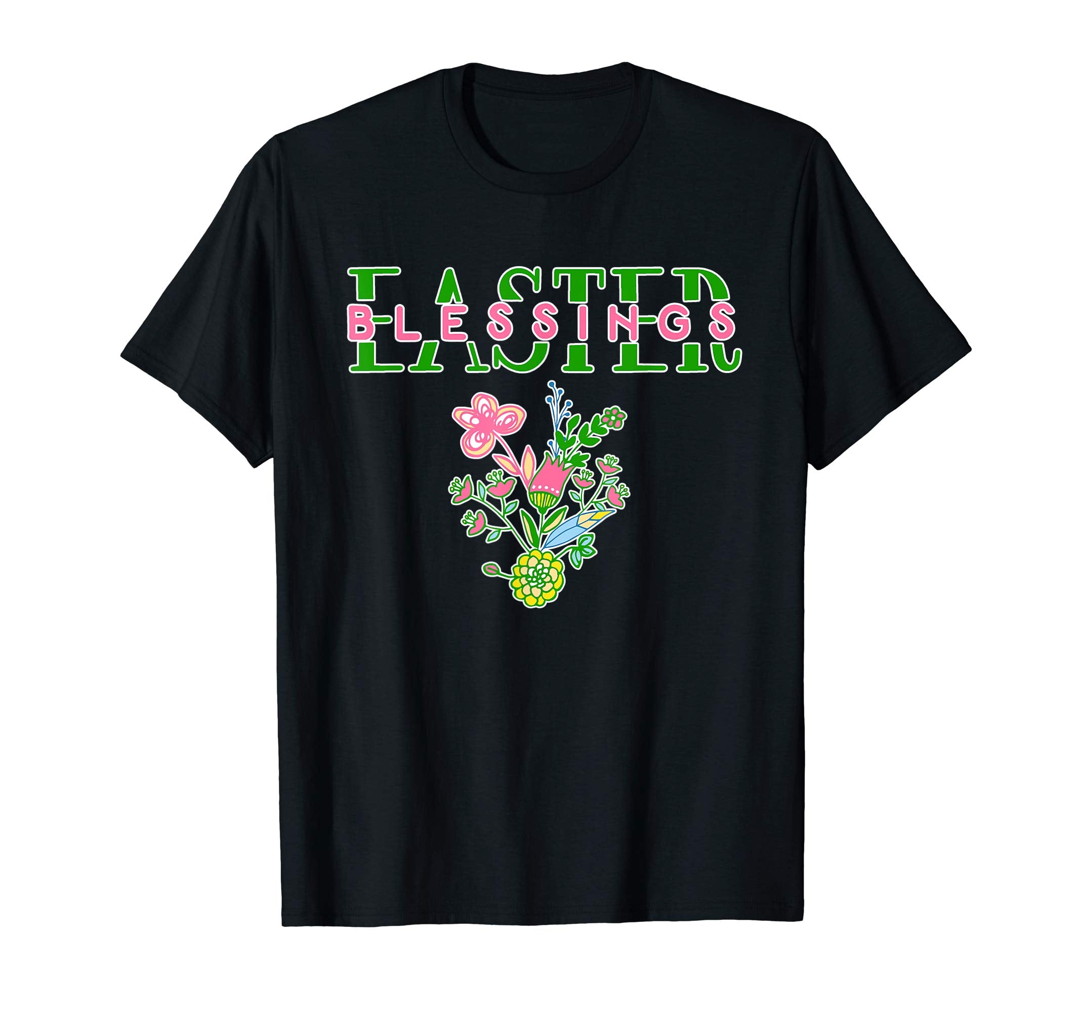 EASTER BLESSINGS T-shirt with Floral Detail
