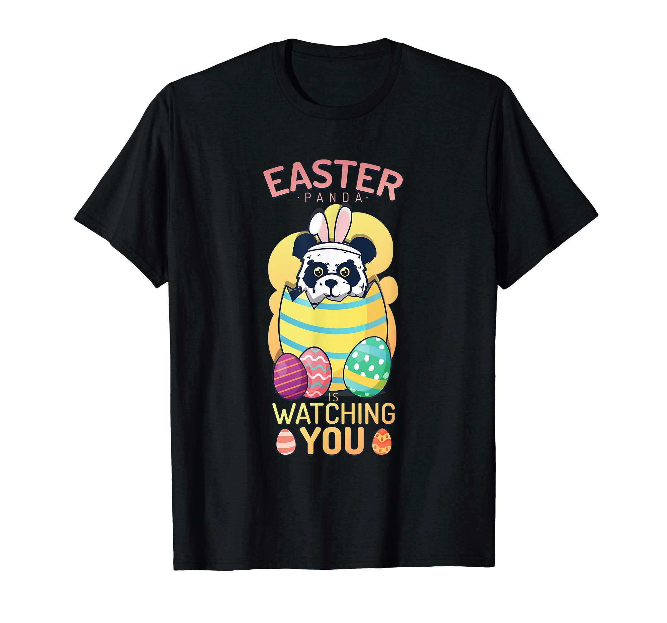 Happy Easter Panda Eggs 2019 Cute Gift T Shirt boys girls