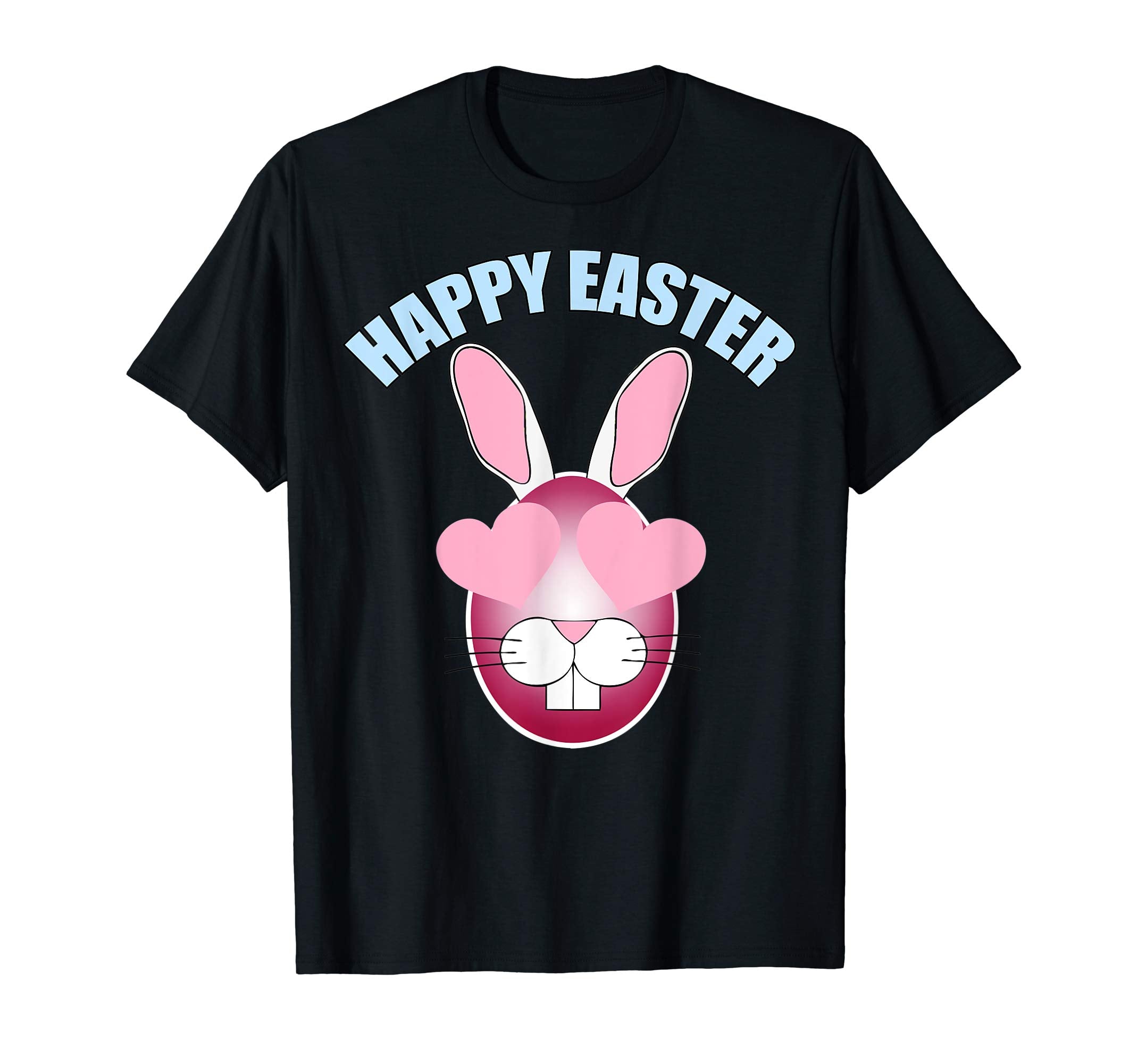 Easter Shirt For Kids Happy Easter Emoji Rabbit Heart Outfit