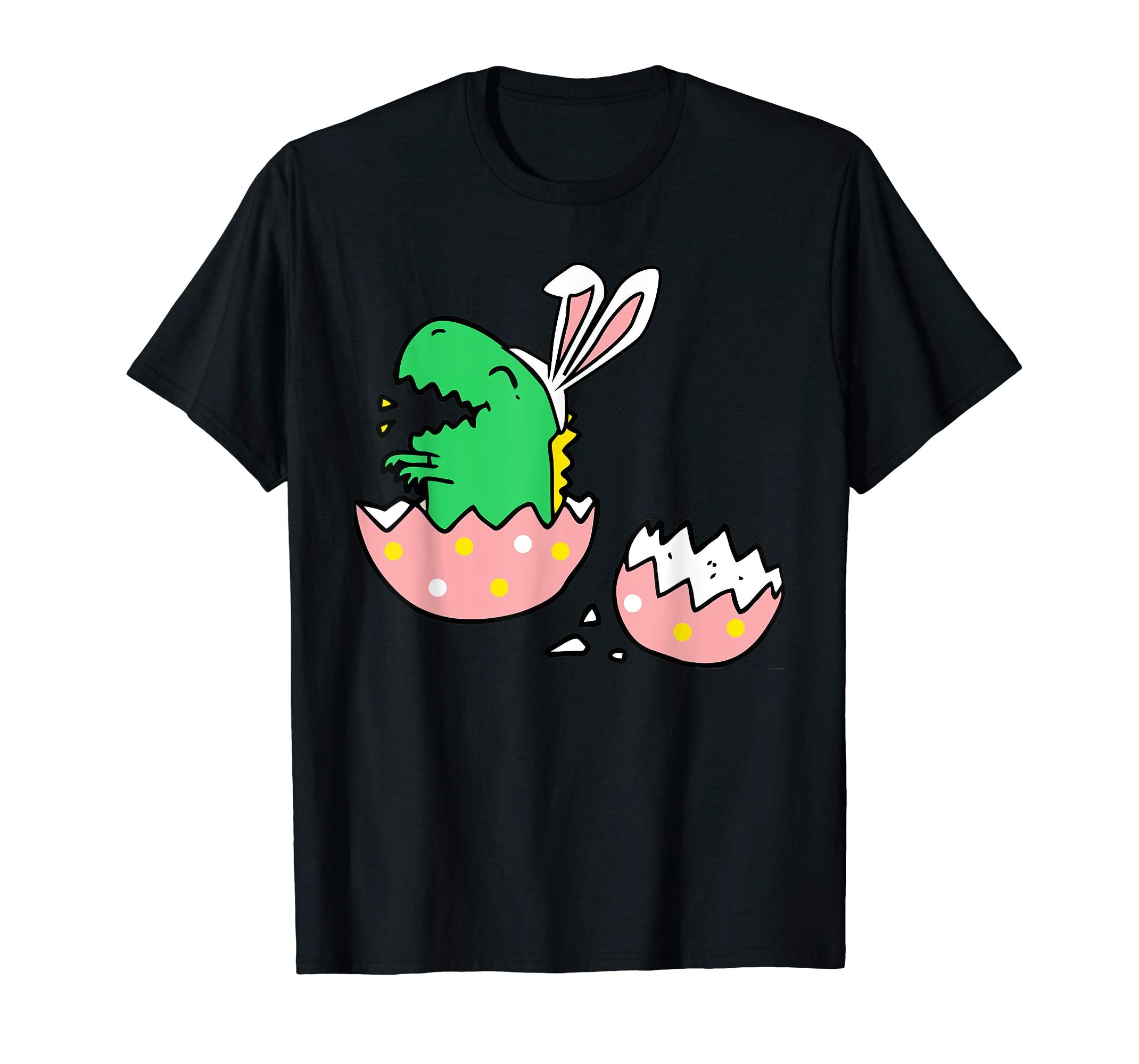 Hatching T Rex Bunny Ears Funny Easter for Teacher T Shirt