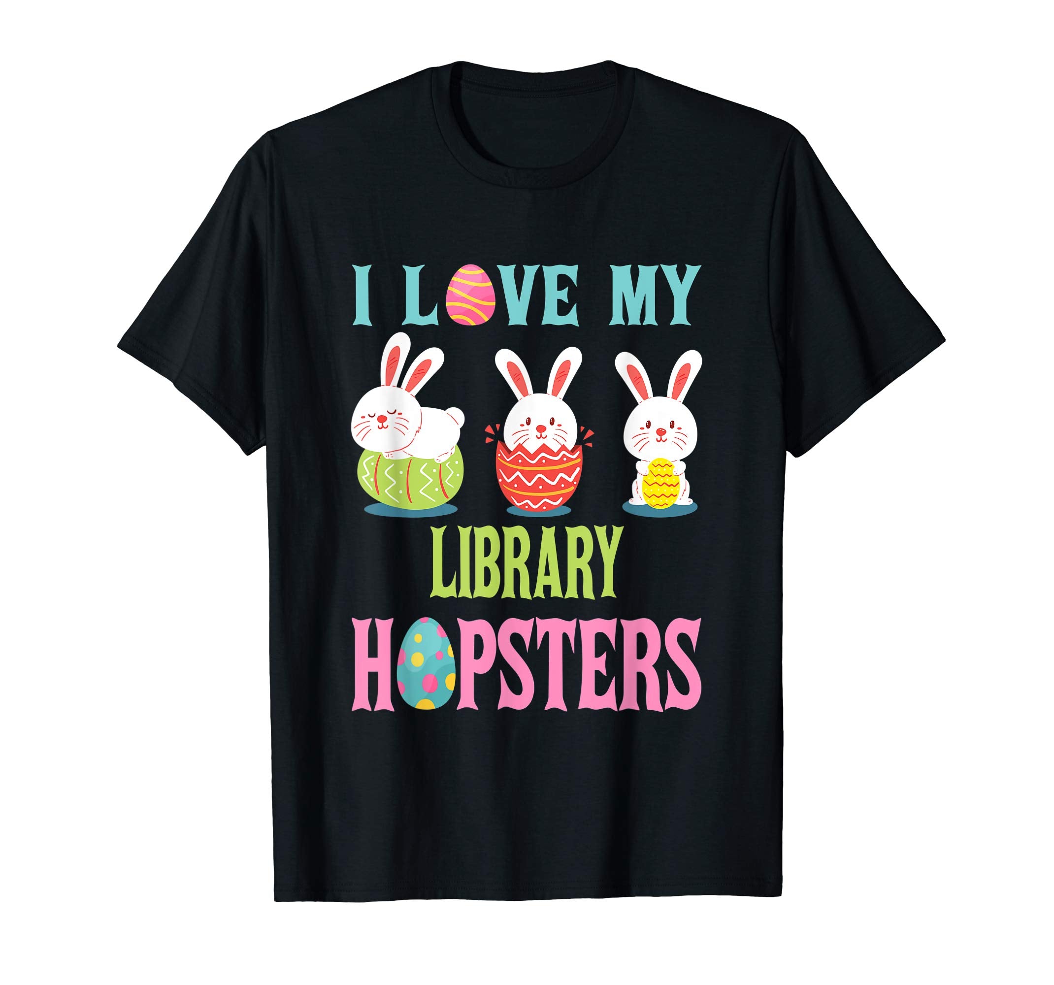 Easter Library Teacher Shirt Gift Easter Shirt
