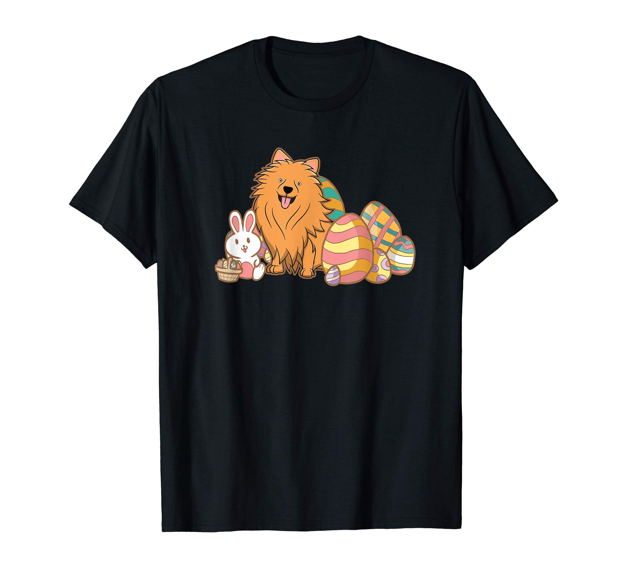 Easter Pomeranian Dog T-Shirt Gift