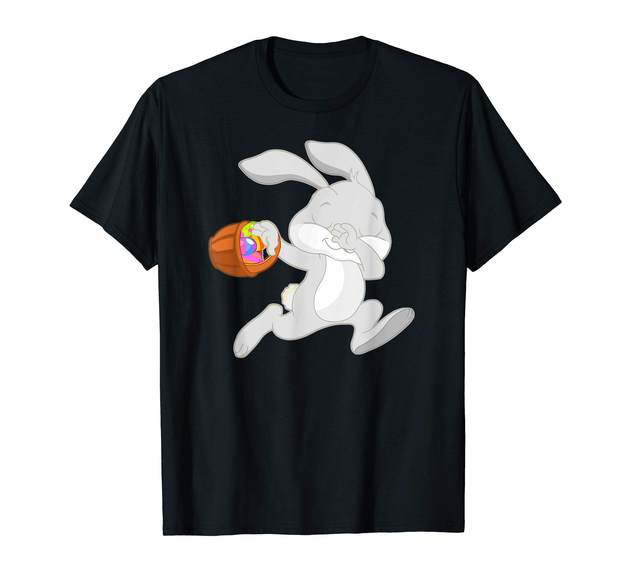 Easter Gray Rabbit Shirt, Cute Running Bunny Tee Gift