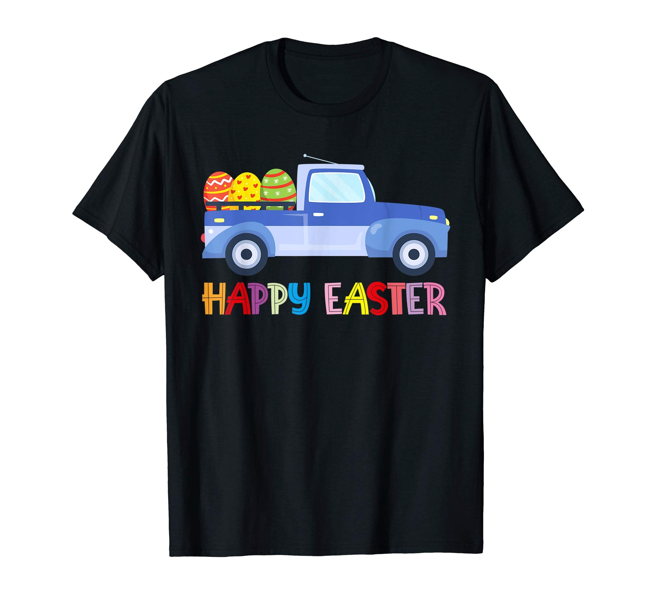 Happy Easter Truck Egg Hunt Is On Kids Boys Girls Shirt Gift