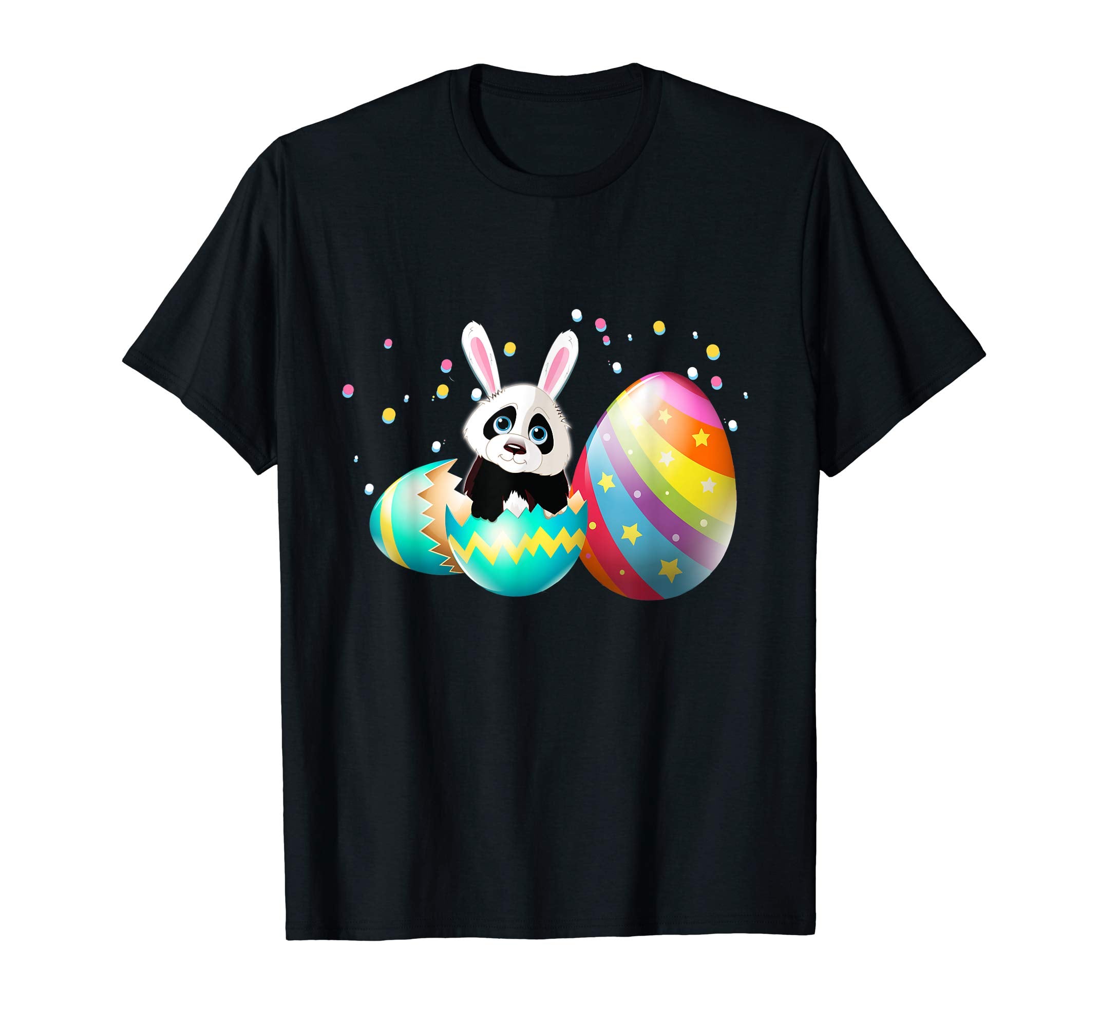 Easter Shirts For Kids Boys Girls Panda Shirt Easter Eggs