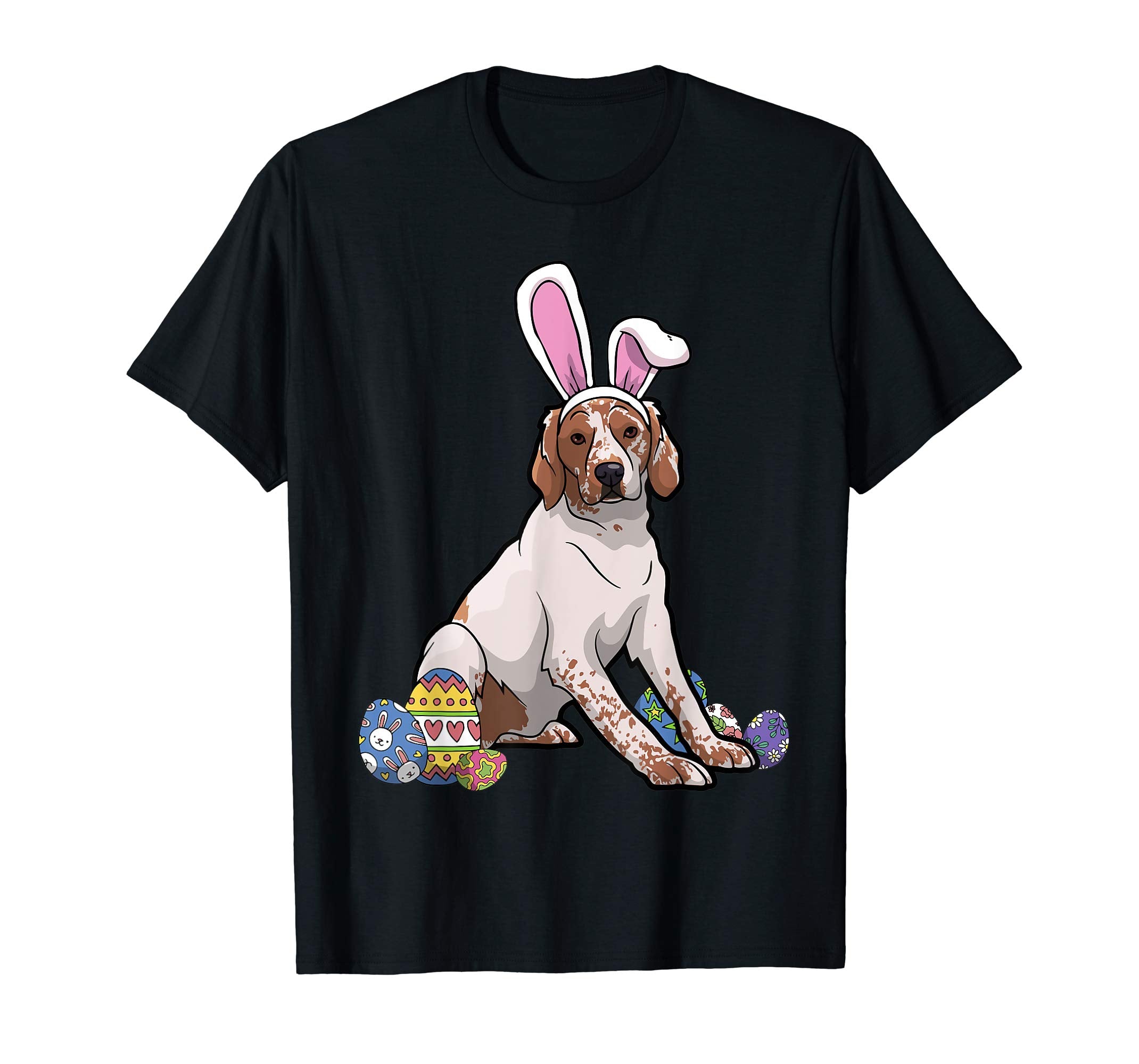 Brittany Dressed As Easter Bunny With Rabbit Ears T-Shirt