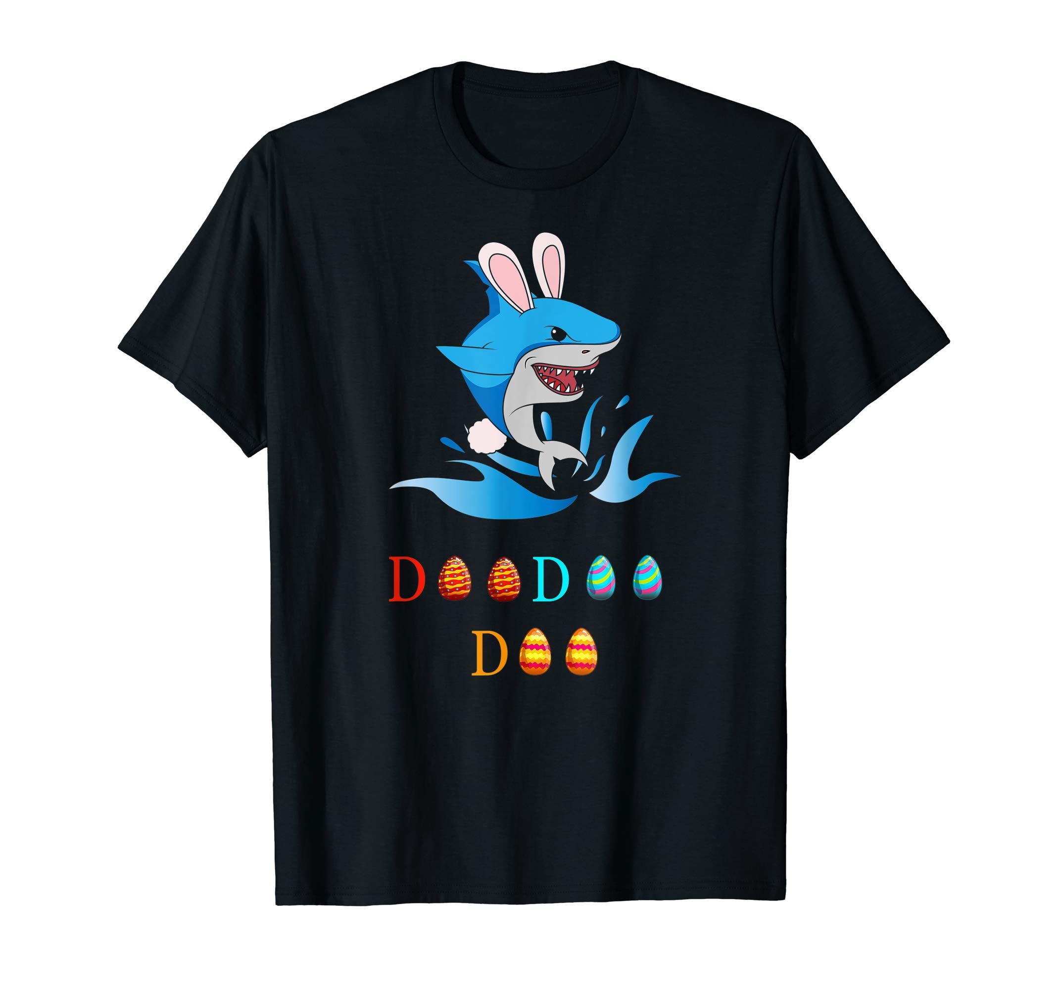Easter Shark doo doo Bunny Ears Gift Shirt Eggs Basket Doo