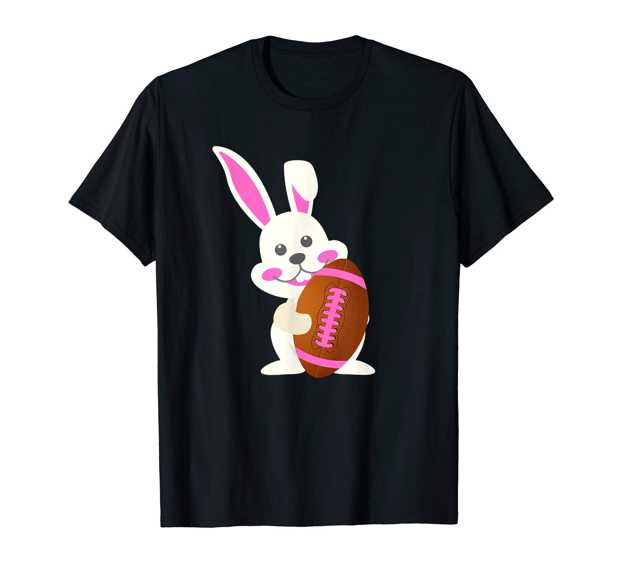 Football Easter Bunny Egg T-Shirt Funny for Kids Boys Girls