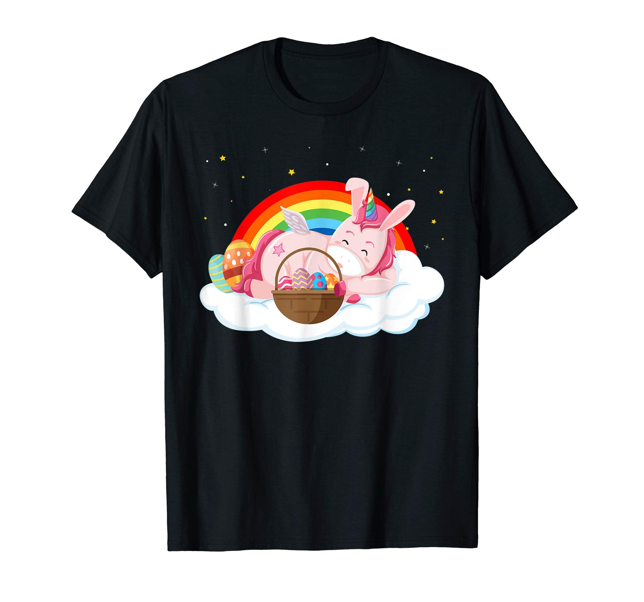 Easter Egg Unicorn Bunny Rainbow T-Shirt