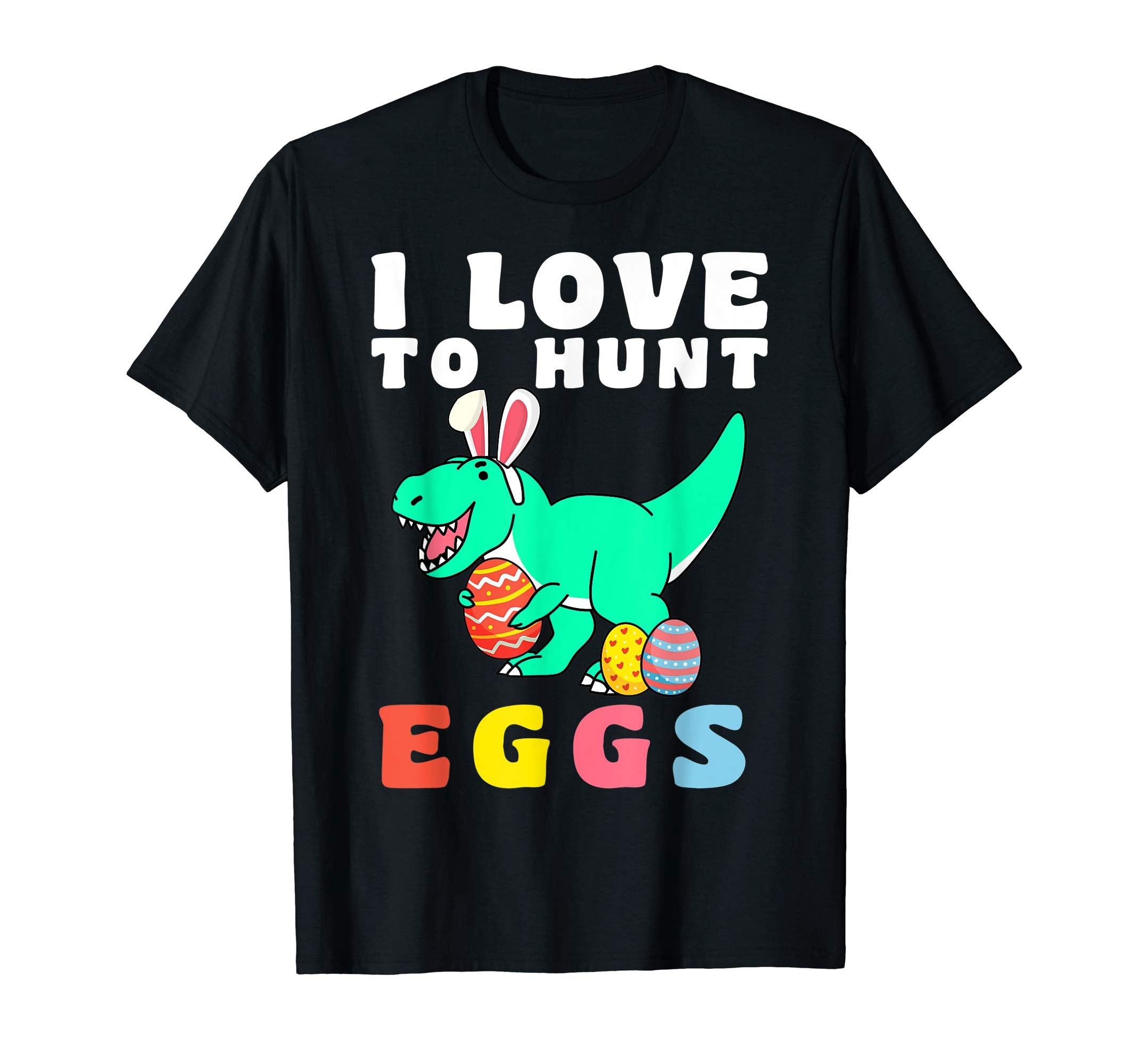 Easter Egg Hunt Shirt T Rex Dinosaur Bunny Easter Shirt Kids