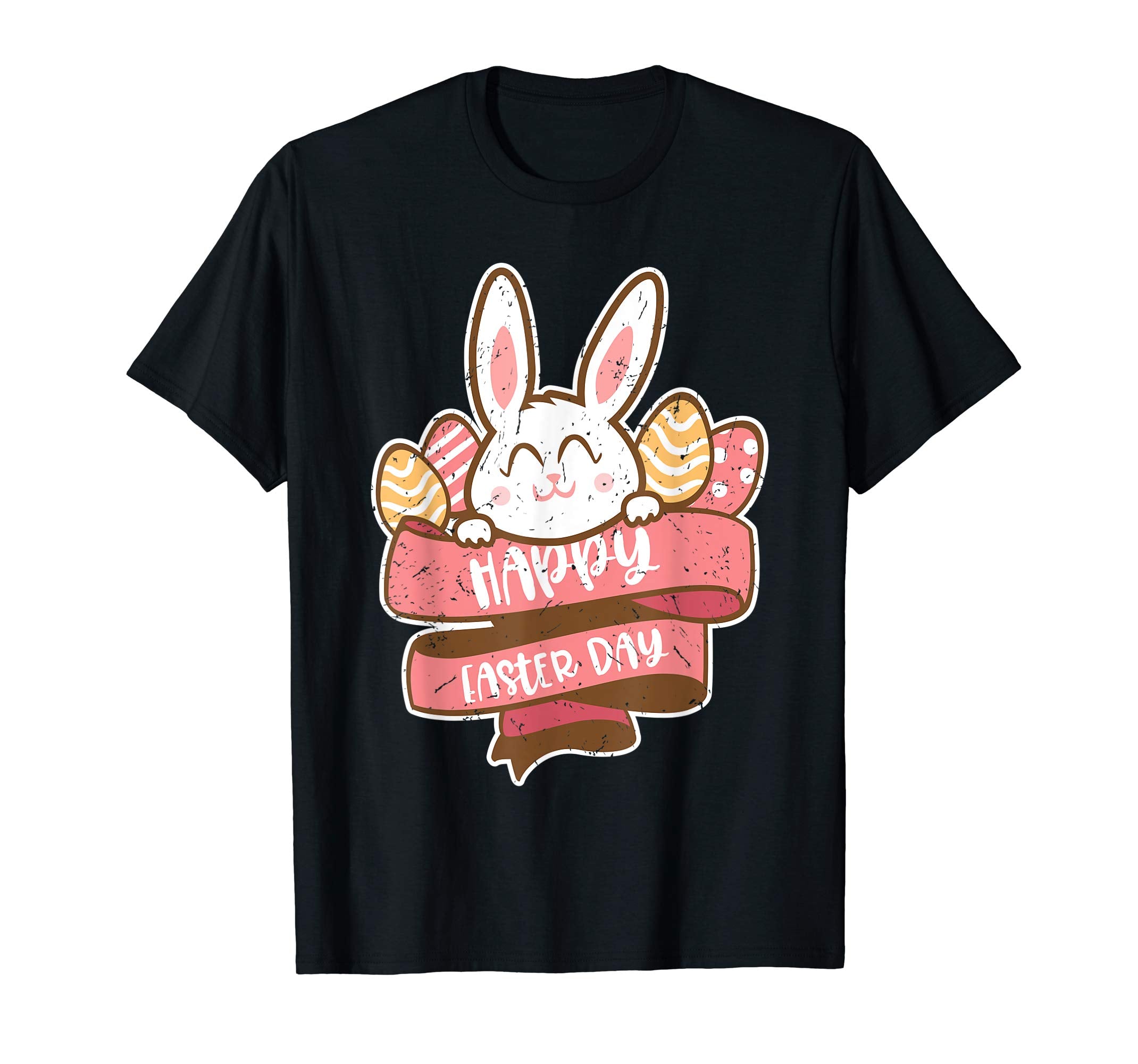 Happy Easter Cute Bunny Eggs Celebrate Christian T-Shirt