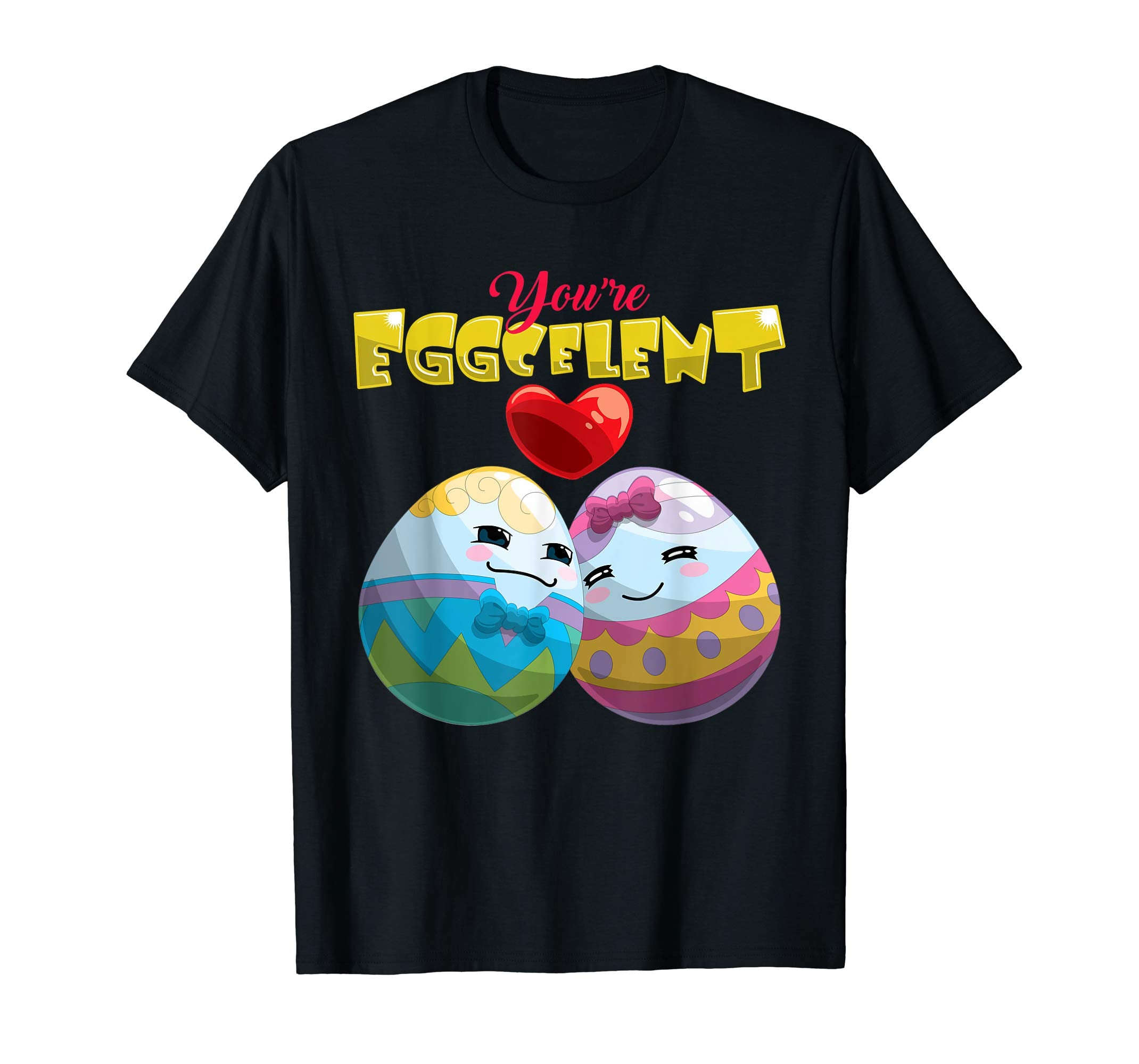 Easter Shirt with Cute Egg Couple for Men and Women
