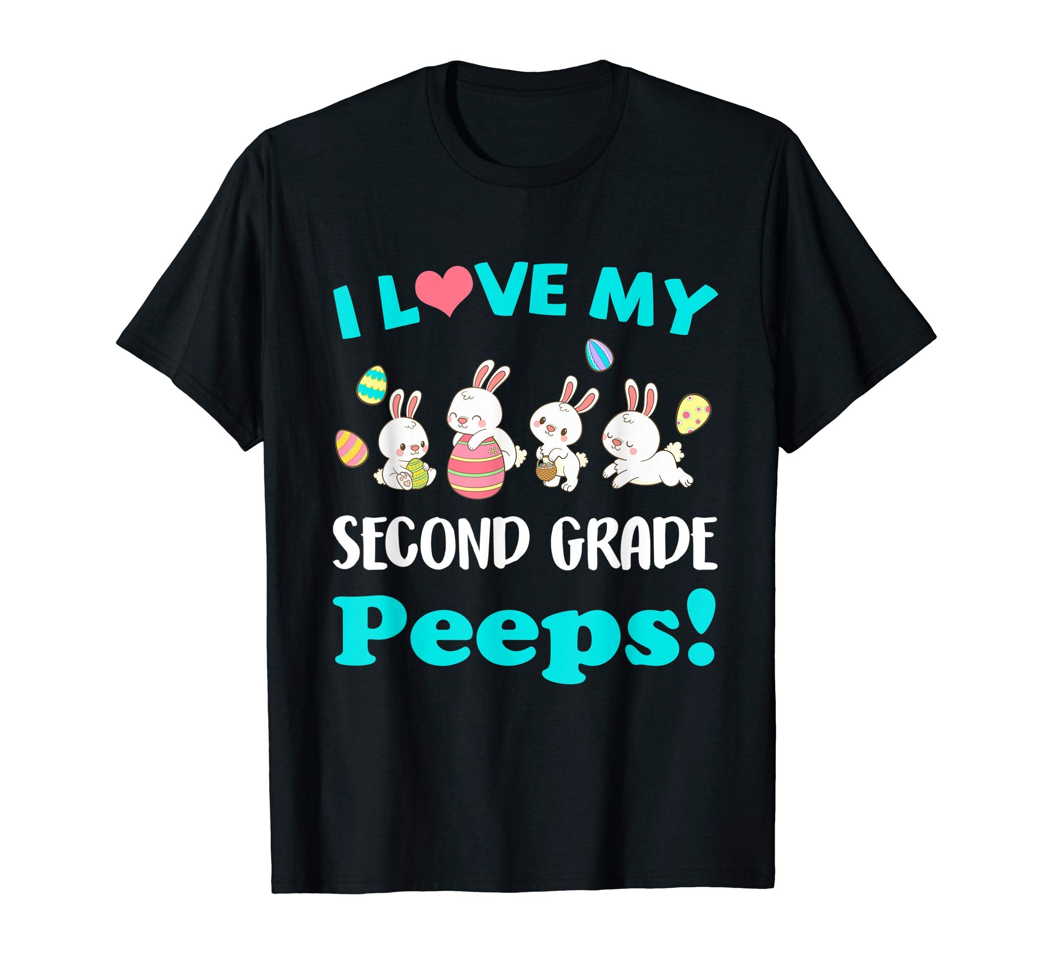 I Love My Second Grade Peeps Easter Day T-Shirt