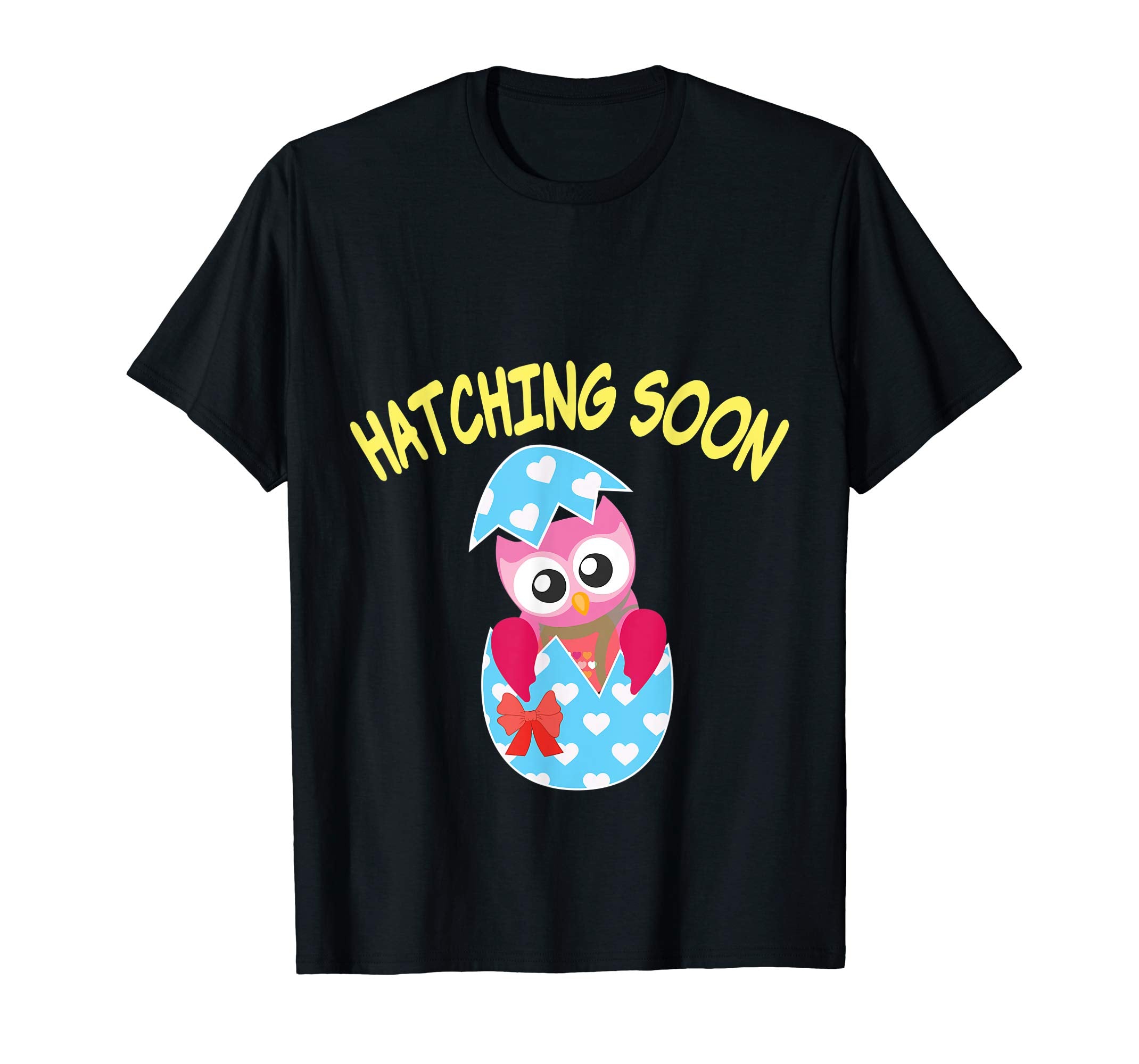 Easter Owl Hatching Soon T-Shirt Pregnancy Announcement Love