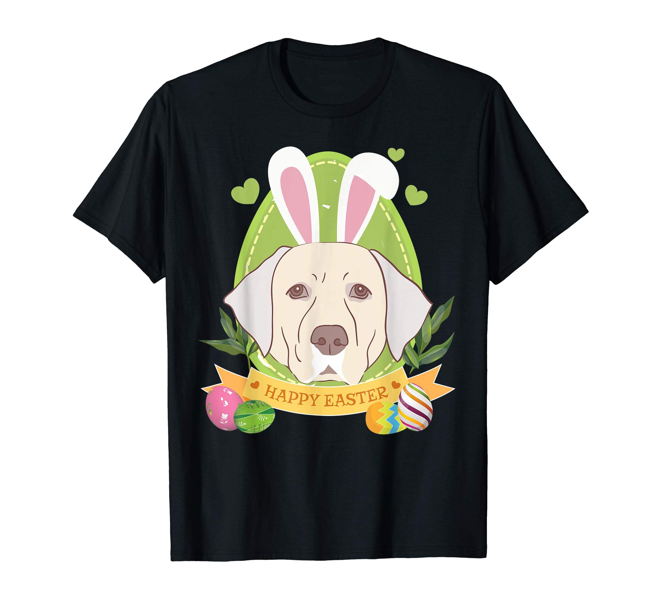 Bunny Labrador Retriever Dog Easter Day Lovers T-Shirt Egg