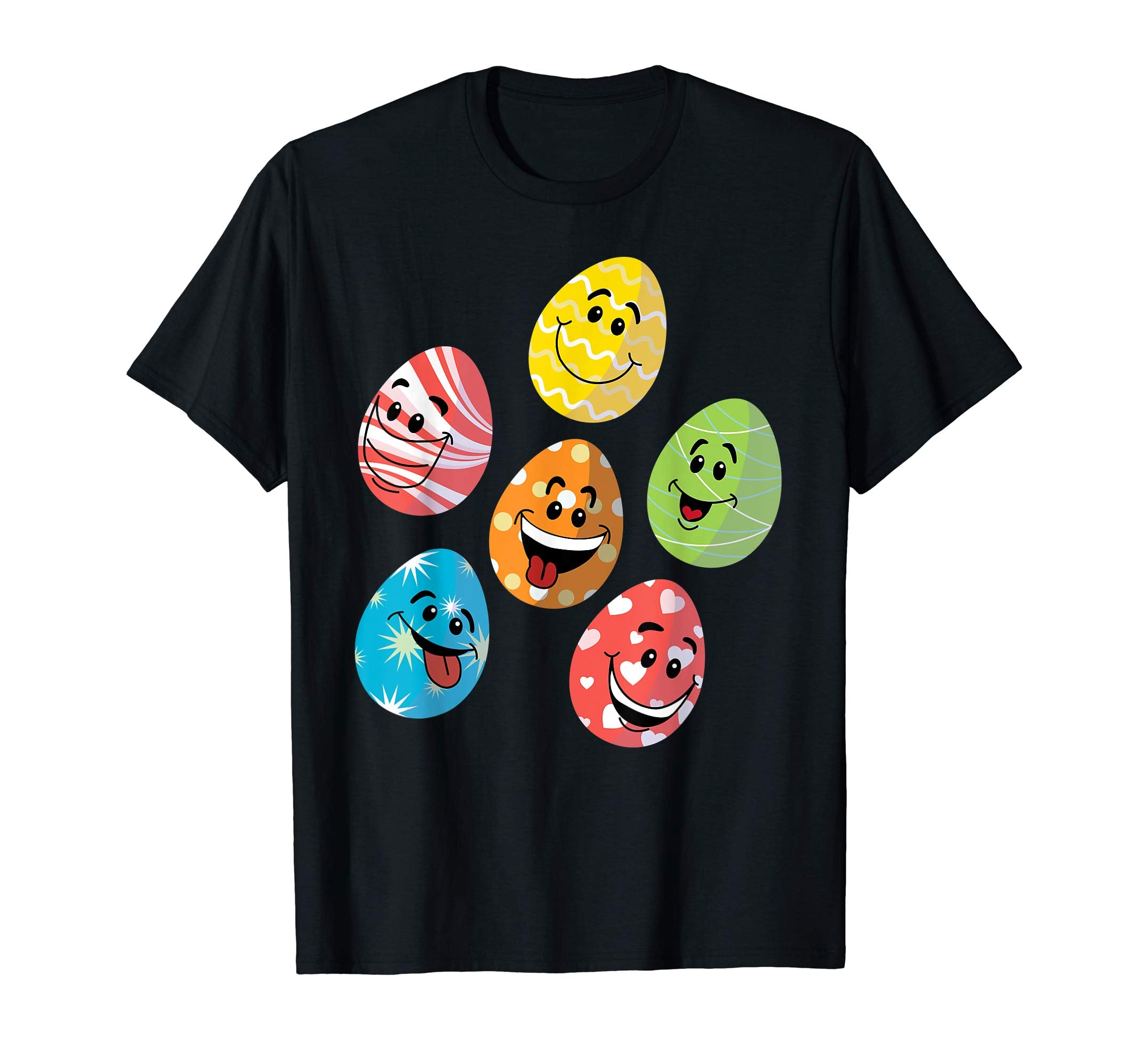 Smile Easter Eggs Emotion Faces Happy Easter Day Shirt