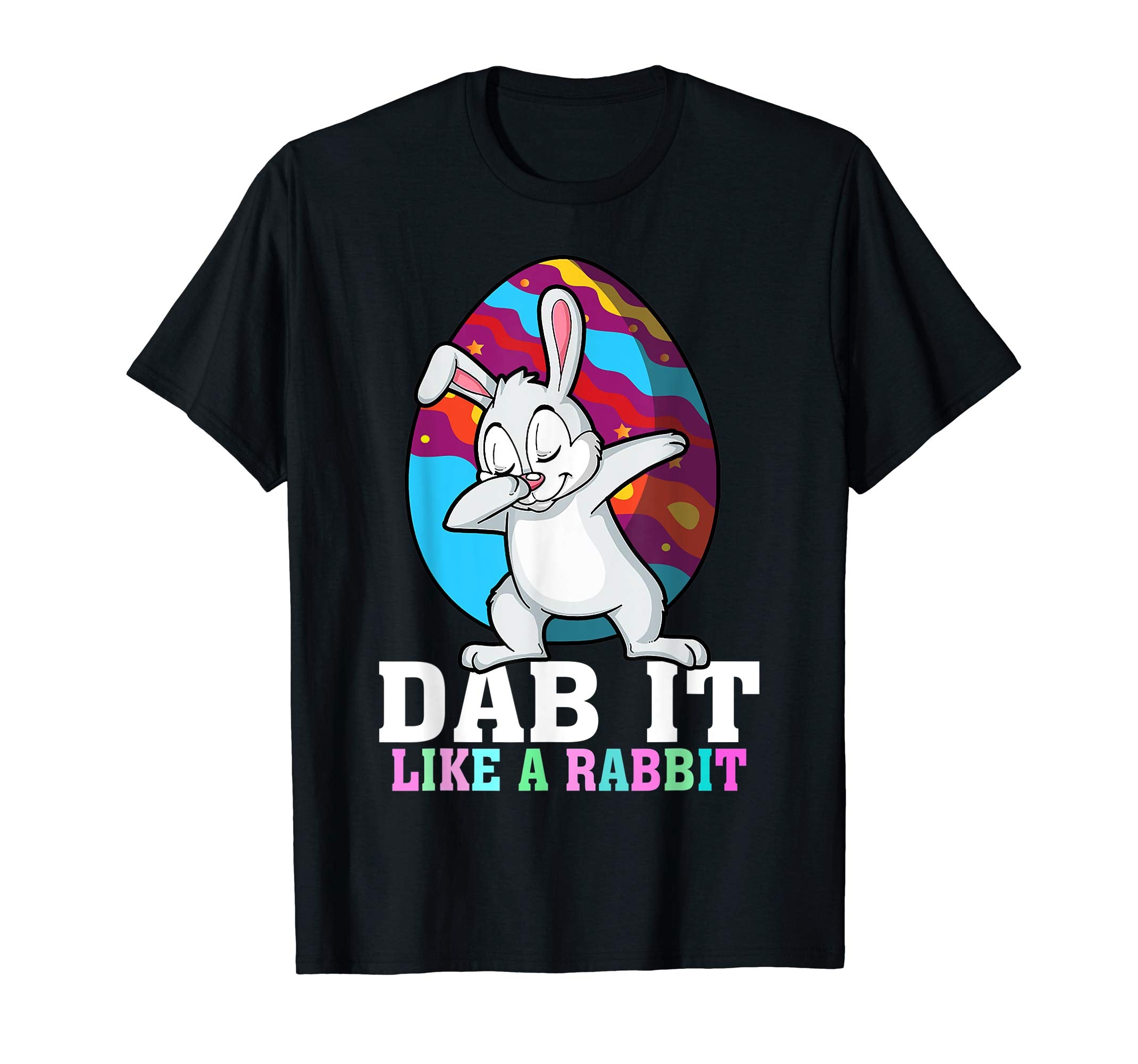 Bunny Rabbit Dabbing Easter Eggs Shirt Dab It Like A Rabbit