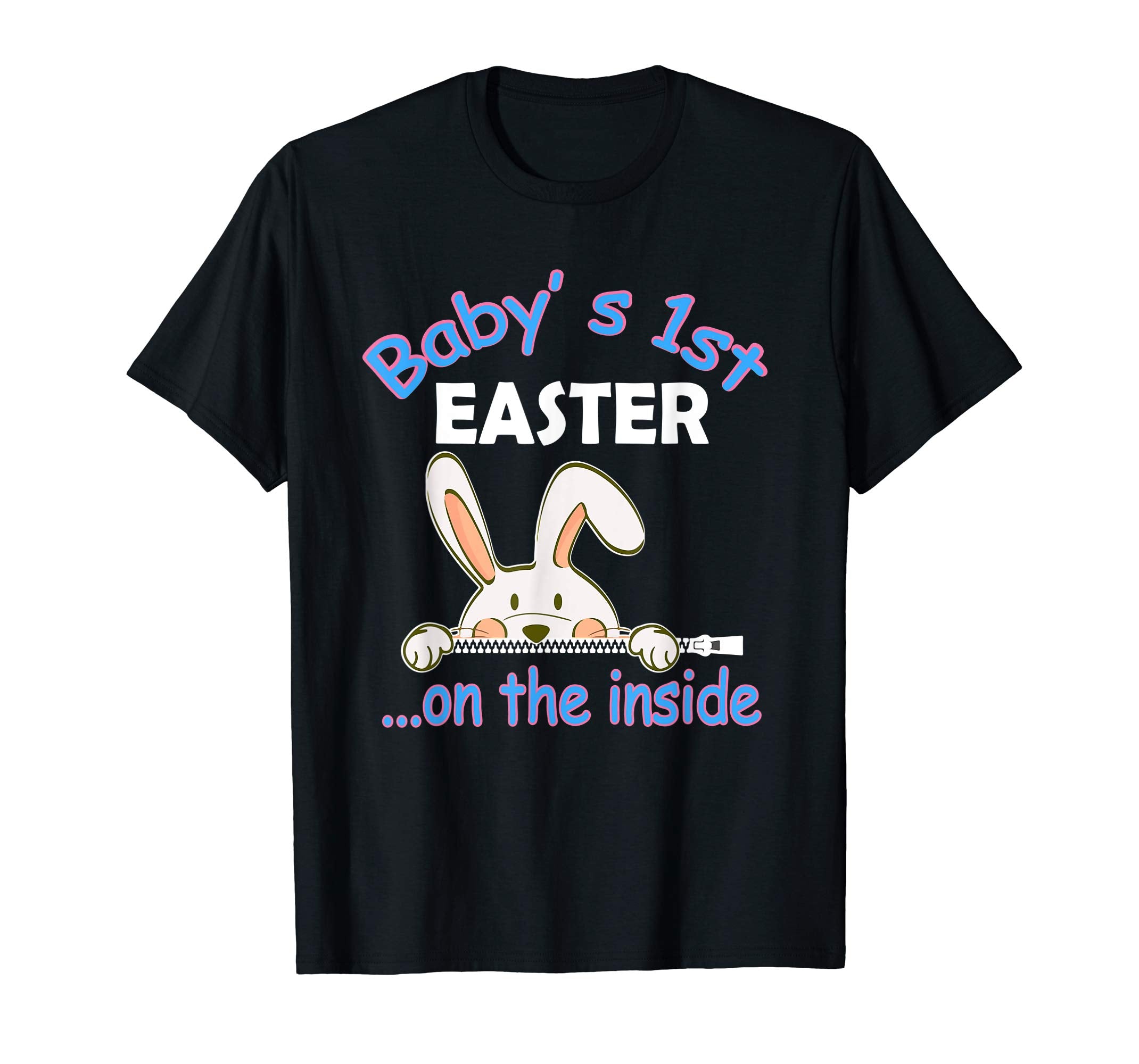 Pregnant Bunny Baby's 1st Easter On The Inside Happy Shirt