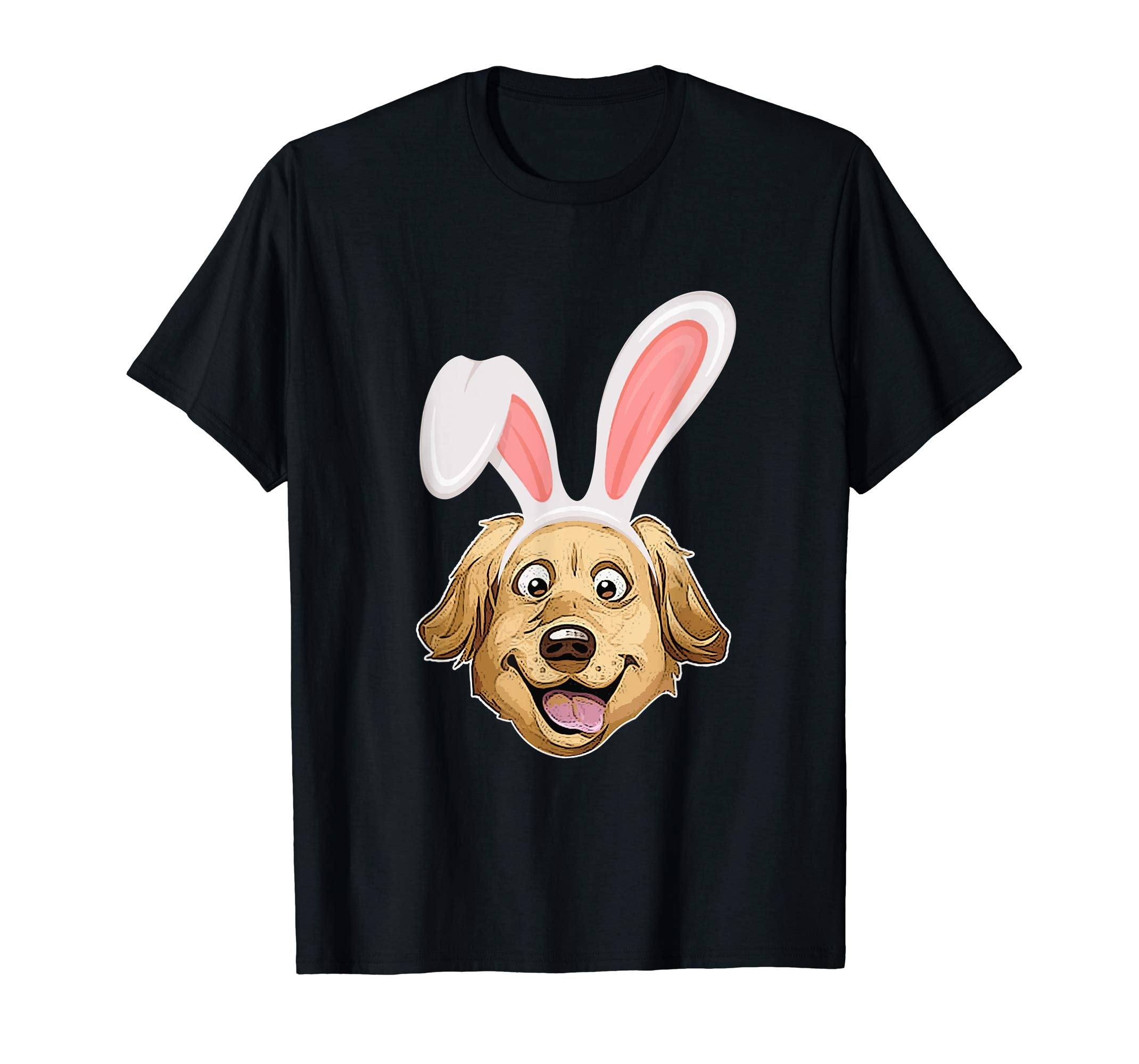 Golden Retriever Dressed As Easter Bunny Rabbit Ears T-Shirt