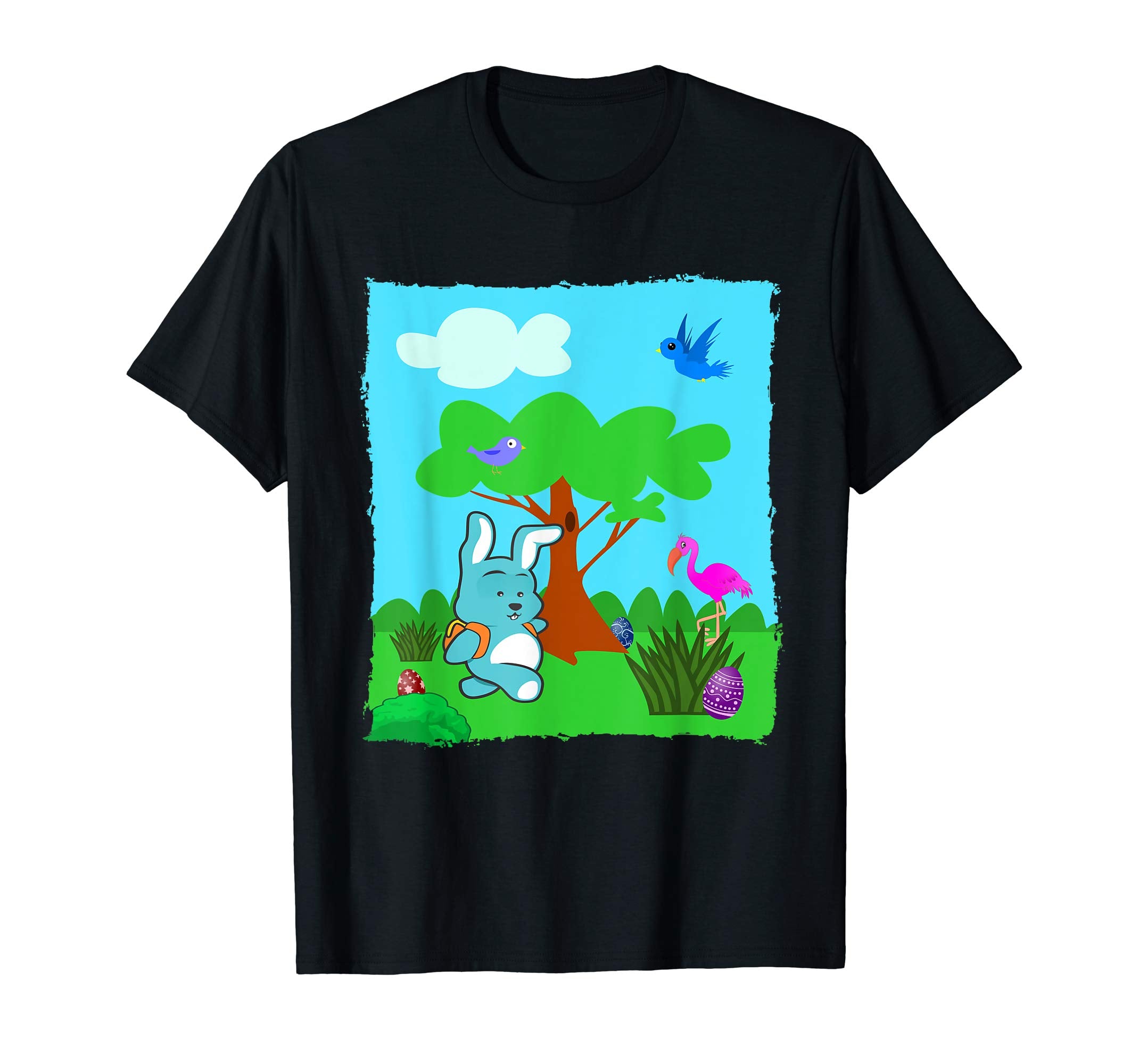 Cute Easter T-Shirt Bunny Tee for Kids Egg Hunt Easter Shirt