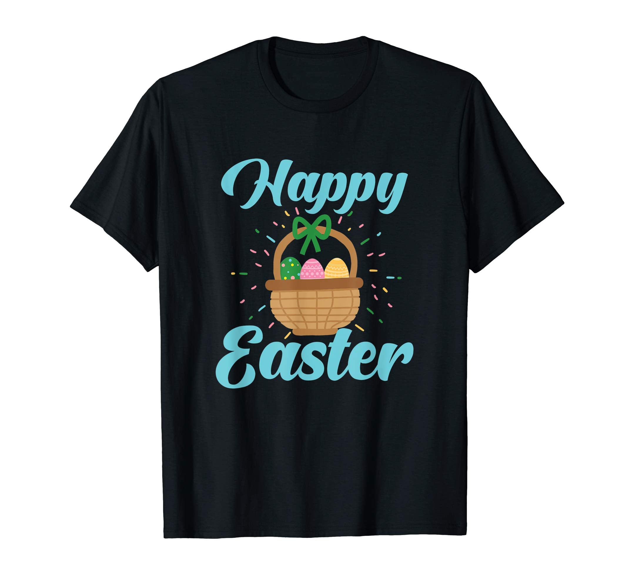 Easter T-Shirt Happy Easter Eggs Basket Friday Holiday