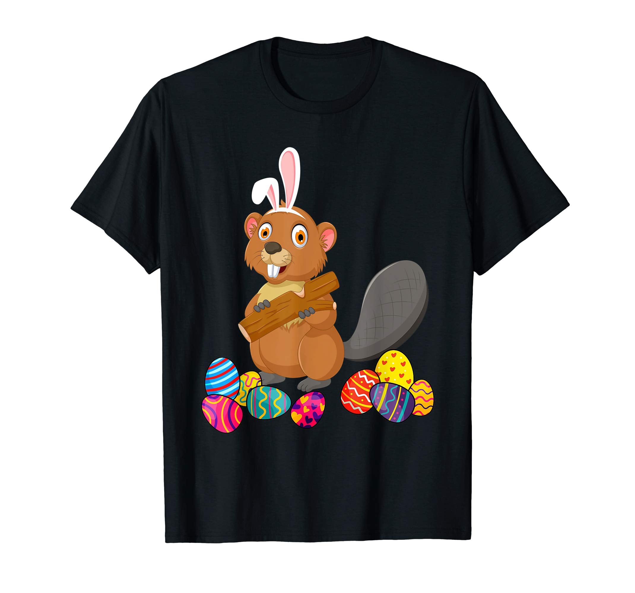 Beaver Bunny Ear With Egg Easter Easter Day Shirt