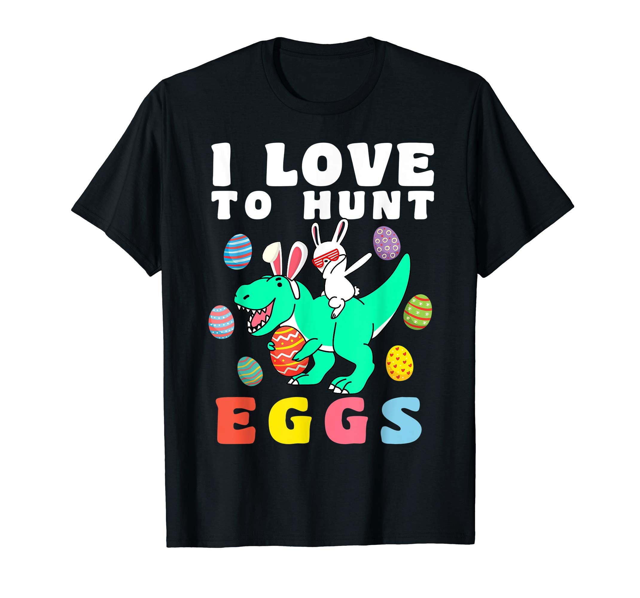 Easter Egg Hunt Shirt T Rex Dinosaur Bunny Dabbing Shirt Kid