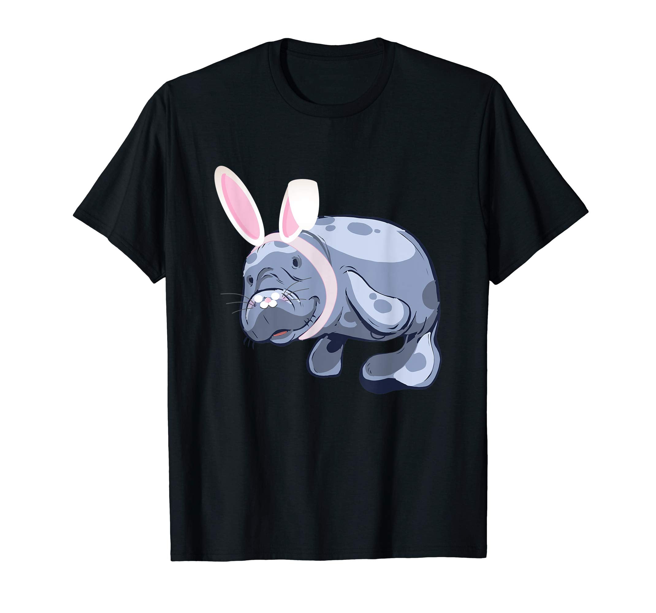 Funny Manatee Easter Bunny TShirt Gift Kids Adults