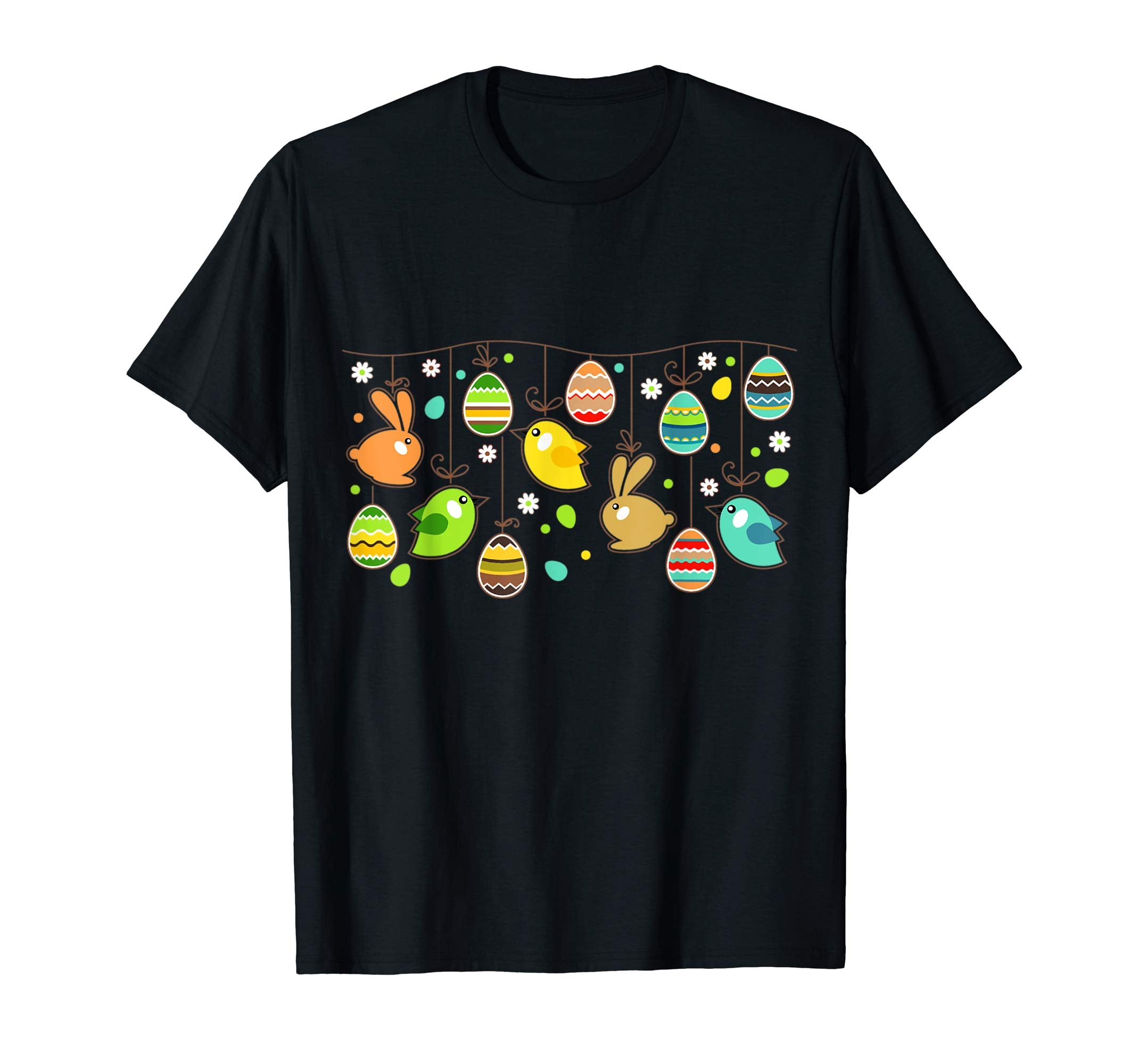 Easter Spring Charm Egg Bunny Bird Fun Cute T-Shirt