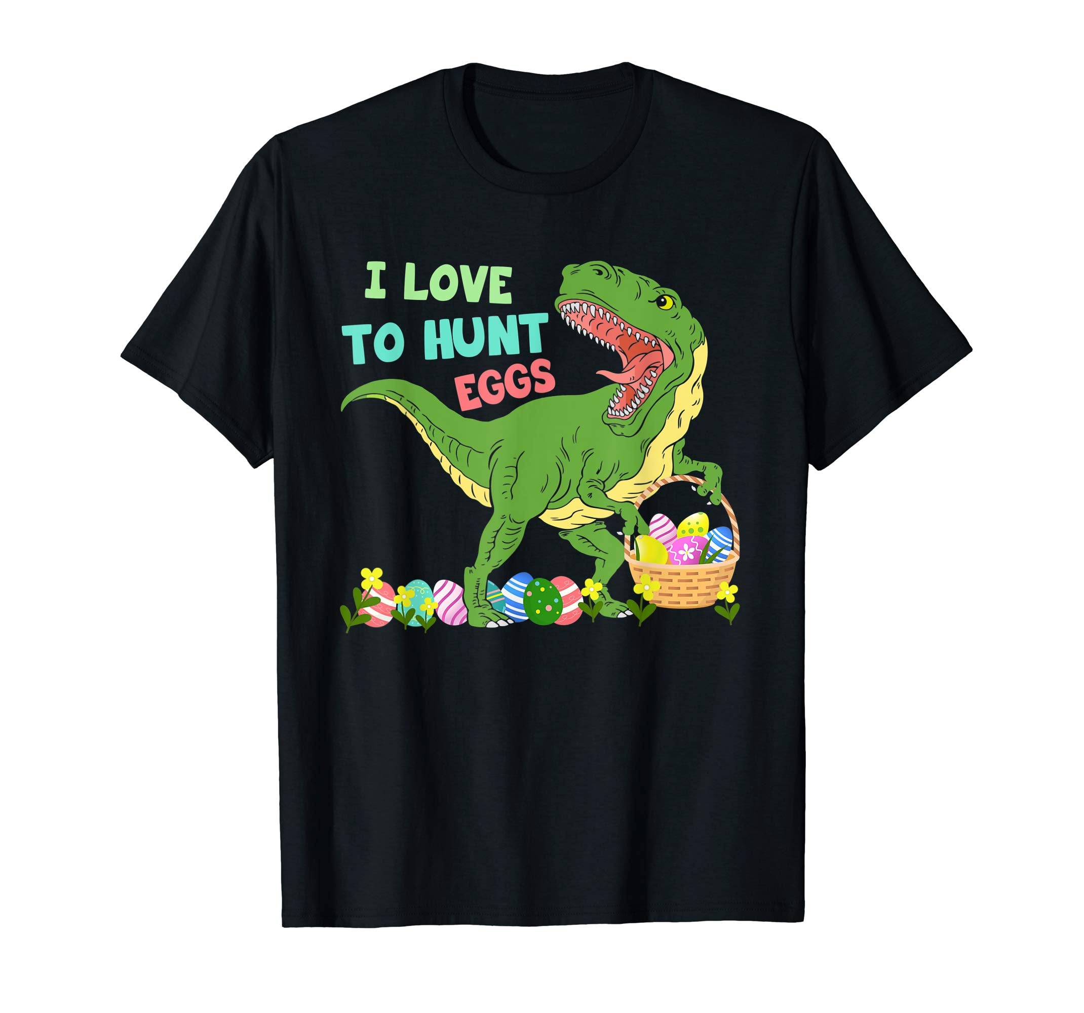 Easter Shirt Dinosaur T Rex Kids Boys Girls EGG Hunts