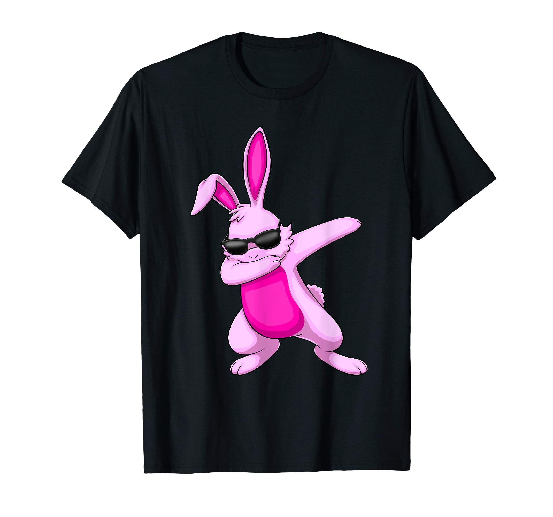 Dabbing Easter Bunny T Shirt Men Kids Boys Girls Basket Eggs