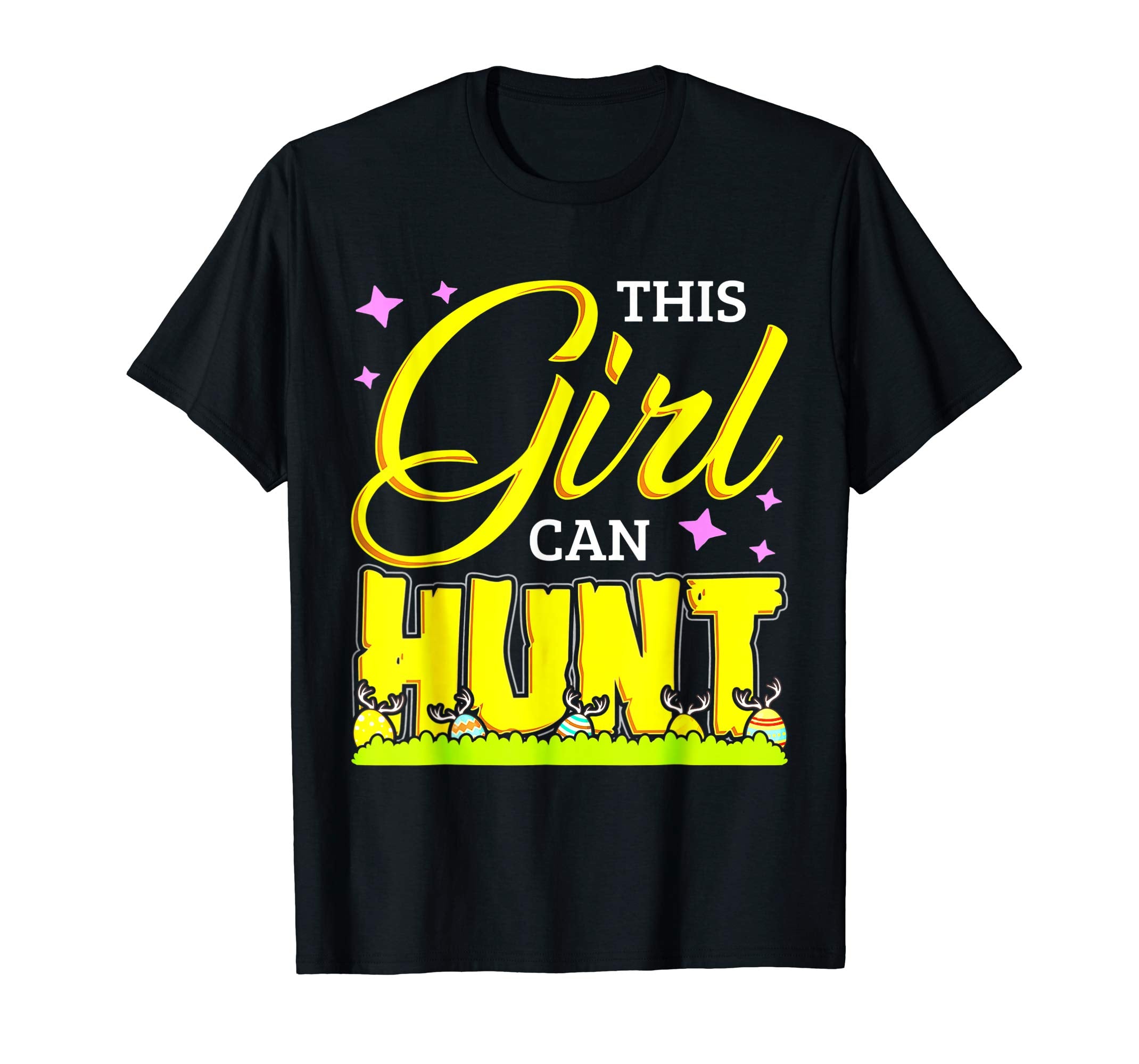 Easter Hunting T Shirt This Girl Can Hunt Eggs Season Gift